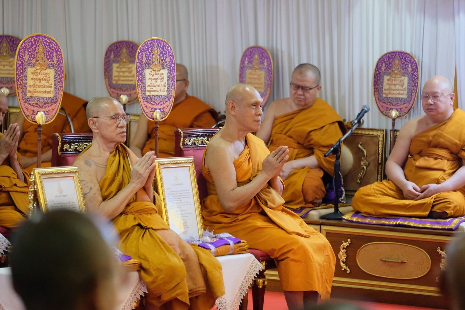 เจ้าคณะใหญ่หนกลาง เป็นประธานมอบพระบัญชาสมเด็จพระสังฆราช แต่งตั้งพระสังฆาธิการหนกลาง