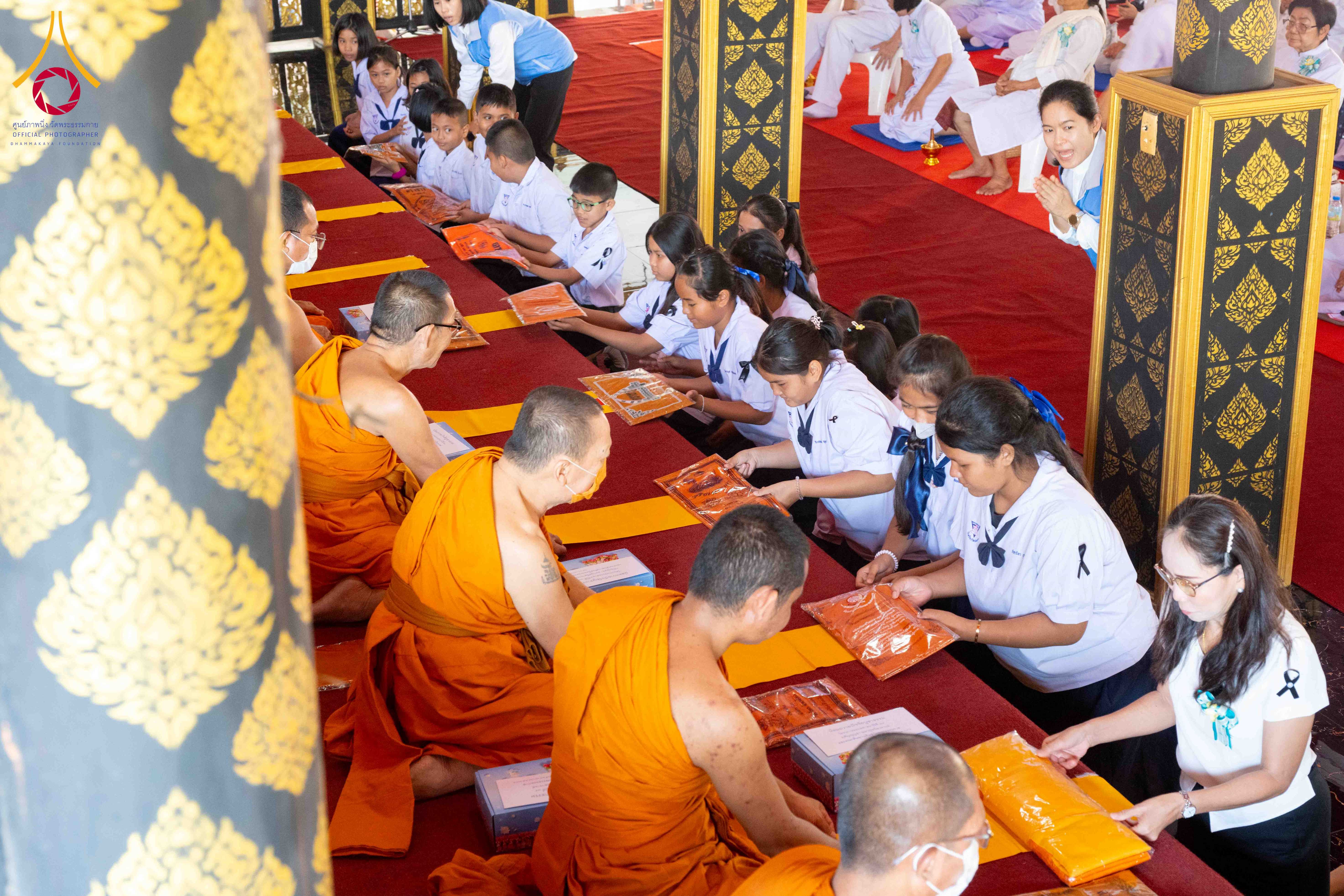 พิธีทอดผ้าป่าทำนุบำรุงศาสนสถาน ณ วัดบ่อทอง จ.ปทุมธานี