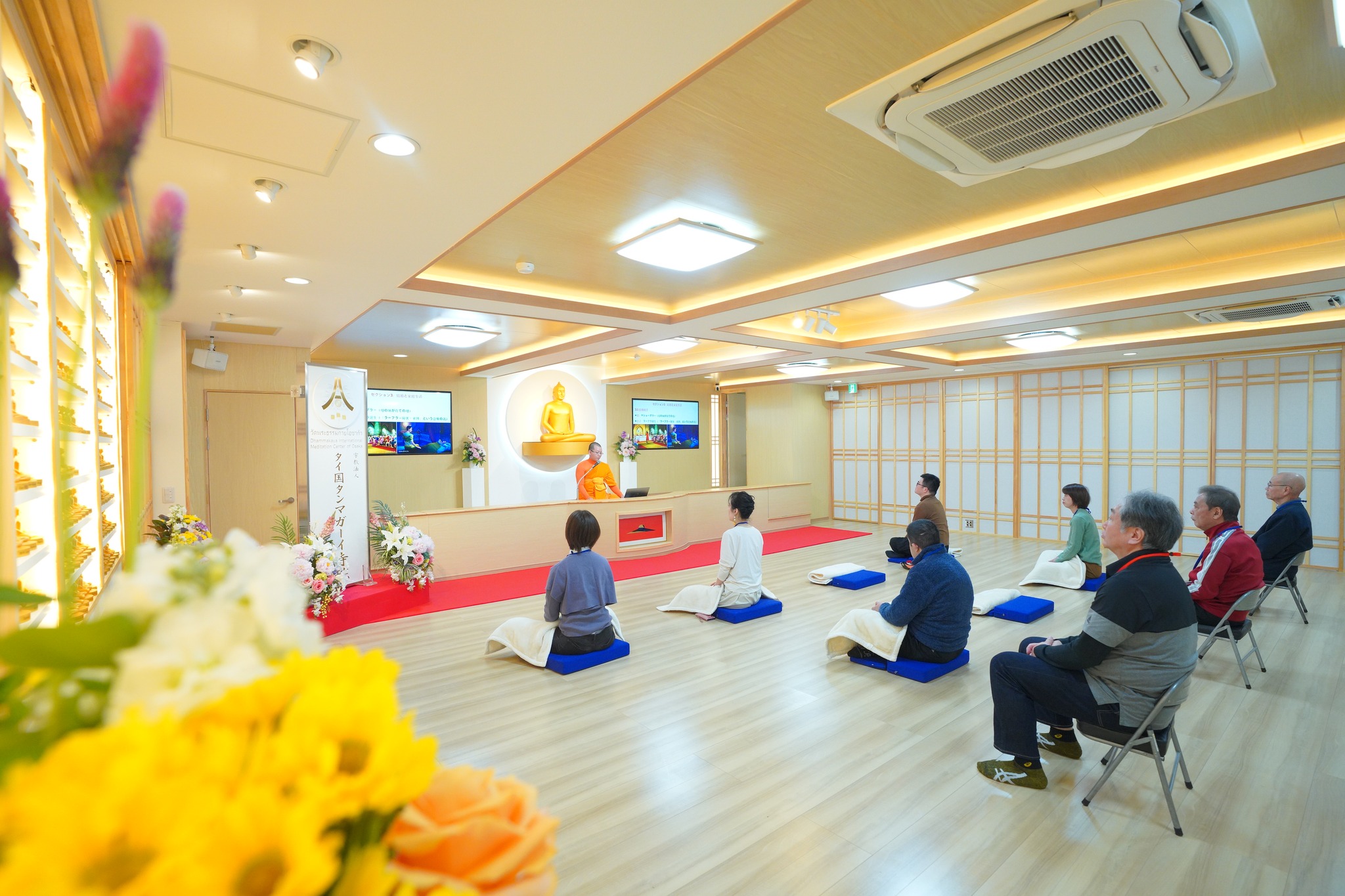 วัดพระธรรมกายโอซาก้า จัดปฏิบัติธรรมสำหรับชาวท้องถิ่น