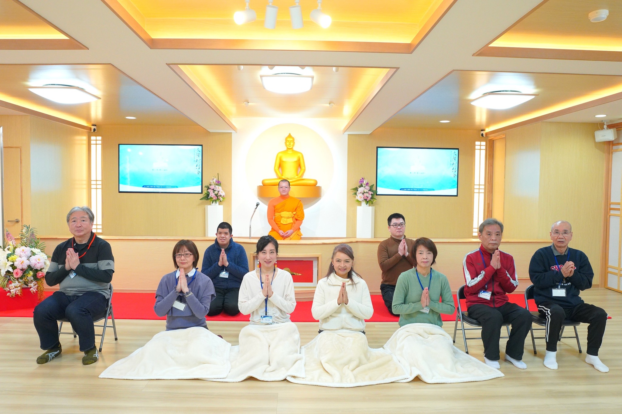 วัดพระธรรมกายโอซาก้า จัดปฏิบัติธรรมสำหรับชาวท้องถิ่น