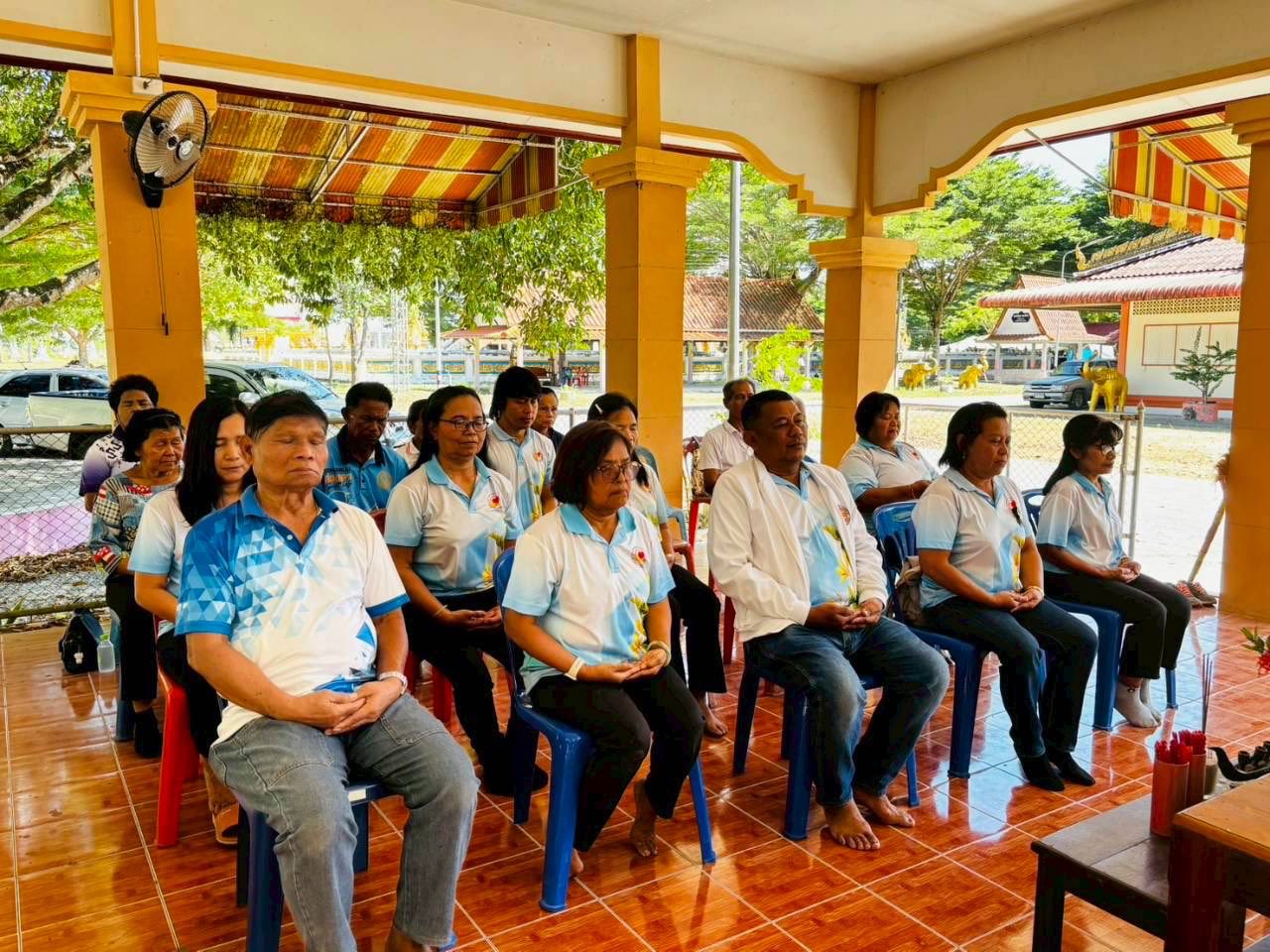 คณะทำงานชมรมพุทธรักษาจังหวัดสงขลา ลงพื้นที่ชุมชนนิคมเทพา จ.สงขลา