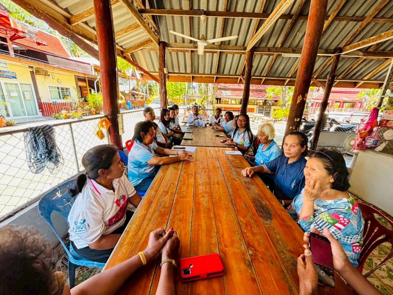 คณะทำงานชมรมพุทธรักษาจังหวัดสงขลา ลงพื้นที่ชุมชนนิคมเทพา จ.สงขลา