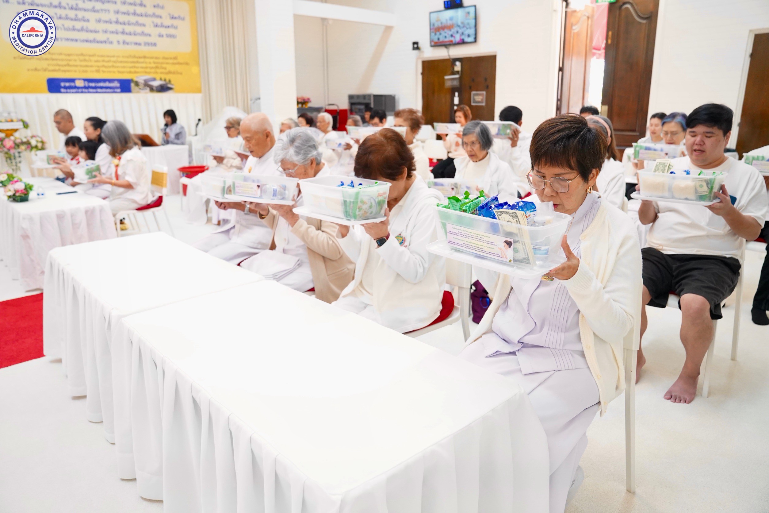 วัดพระธรรมกายแคลิฟอร์เนีย จัดกิจกรรมงานบุญประจำสัปดาห์