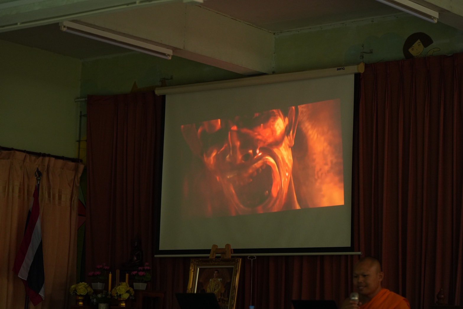 นักเรียนโรงเรียนสังข์อ่ำวิทยา เข้าร่วมโครงการโรงเรียนคุณธรรม ตามแนววิถีพุทธ