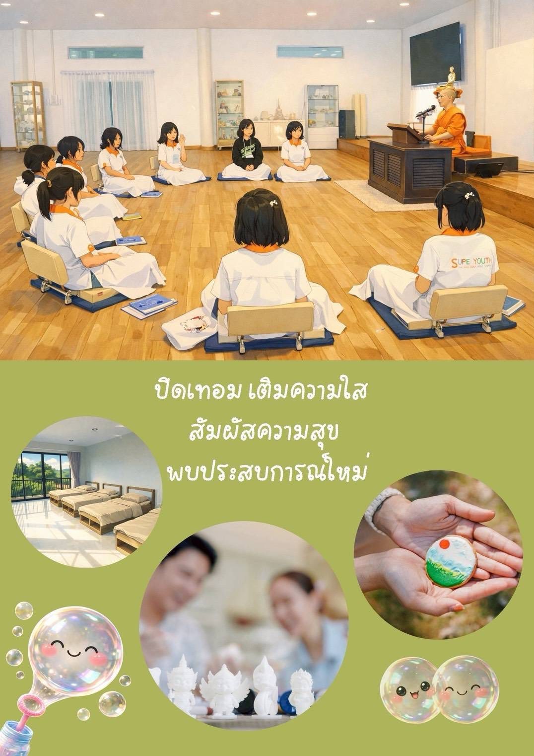 Super Youth Camp ปิดเทอมนี้…ให้ใจได้พักบ้าง