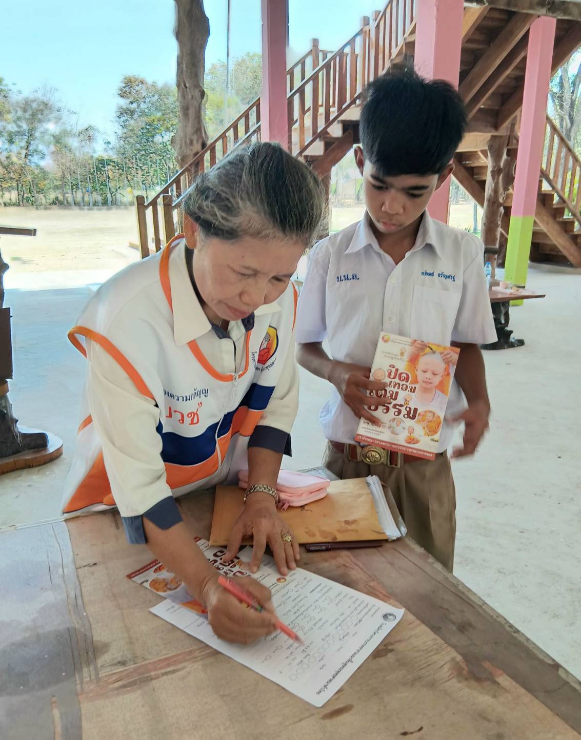 บรรยากาศชวนบวชสามเณรภาคฤดูร้อน จังหวัดสุรินทร์