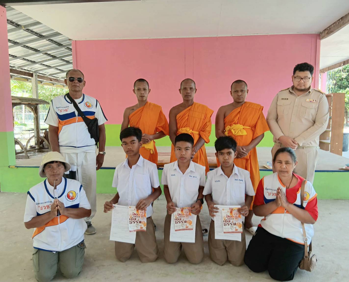 บรรยากาศชวนบวชสามเณรภาคฤดูร้อน จังหวัดสุรินทร์