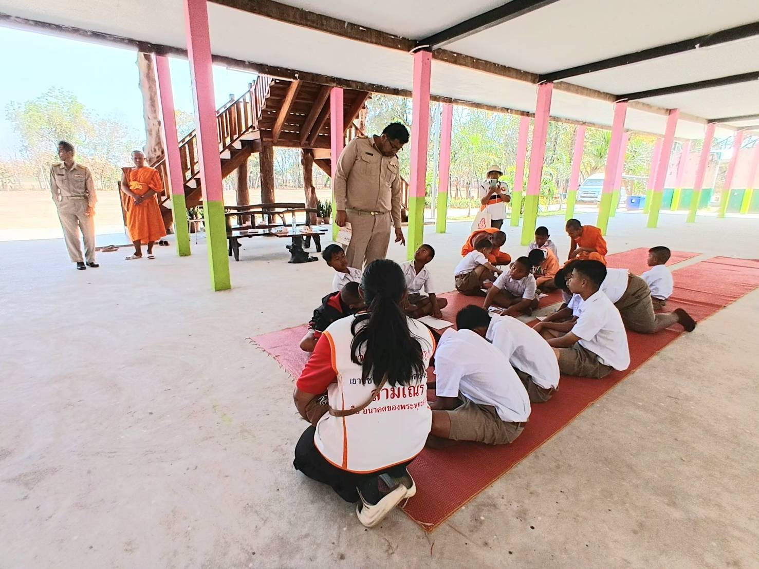 บรรยากาศชวนบวชสามเณรภาคฤดูร้อน จังหวัดสุรินทร์