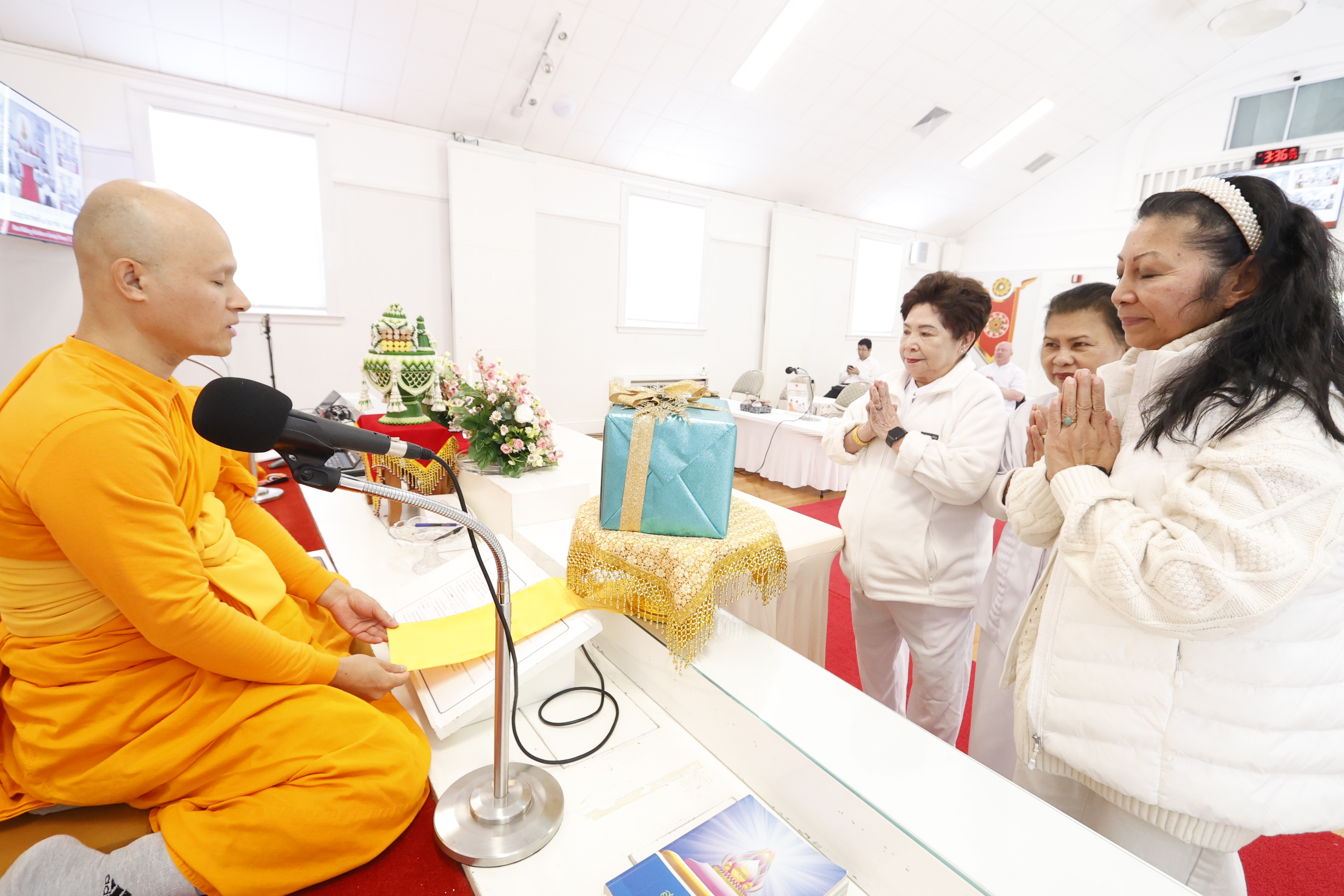 วัดพระธรรมกายบอสตัน จัดงานบุญวันอาทิตย์