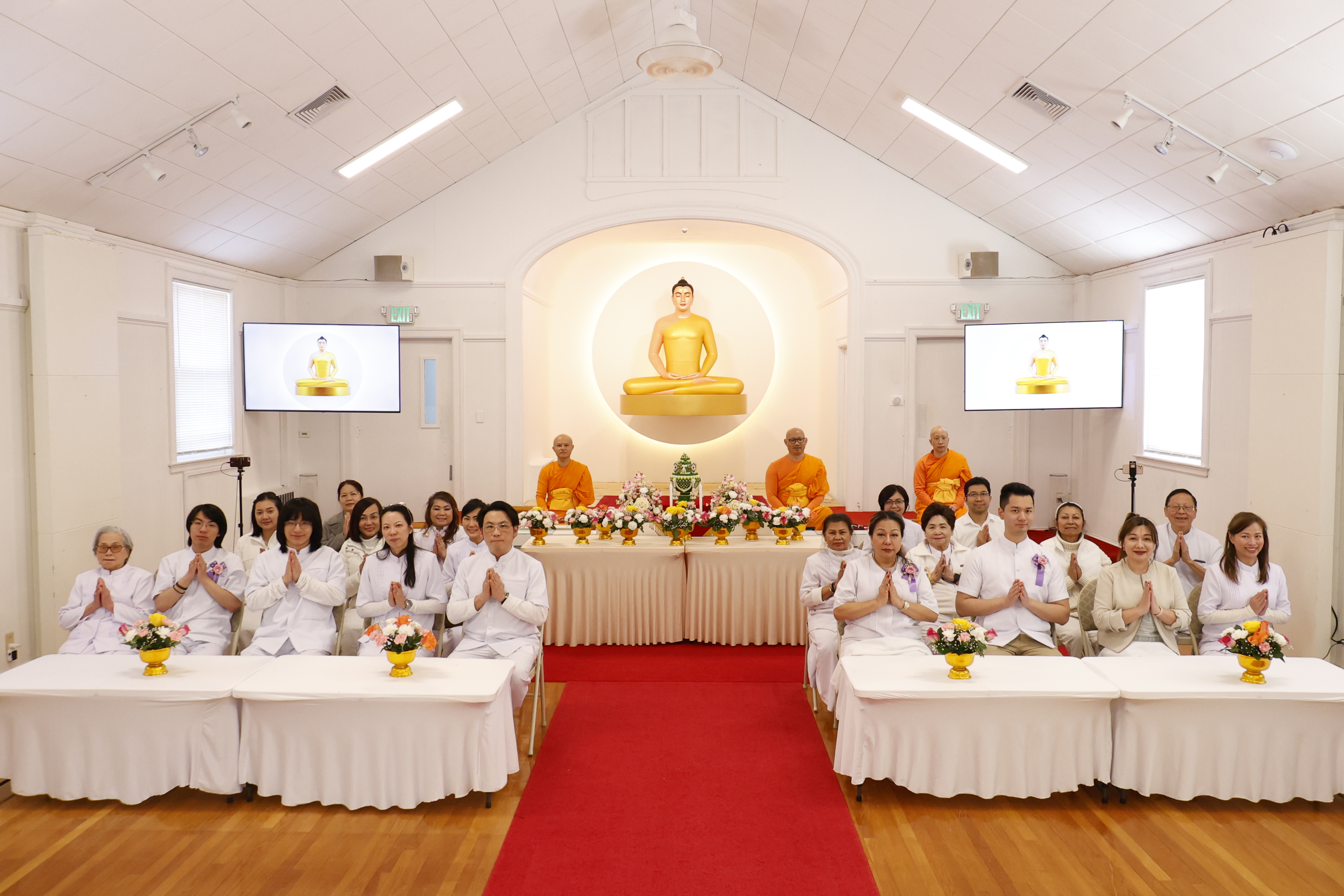 วัดพระธรรมกายบอสตัน จัดงานบุญวันอาทิตย์