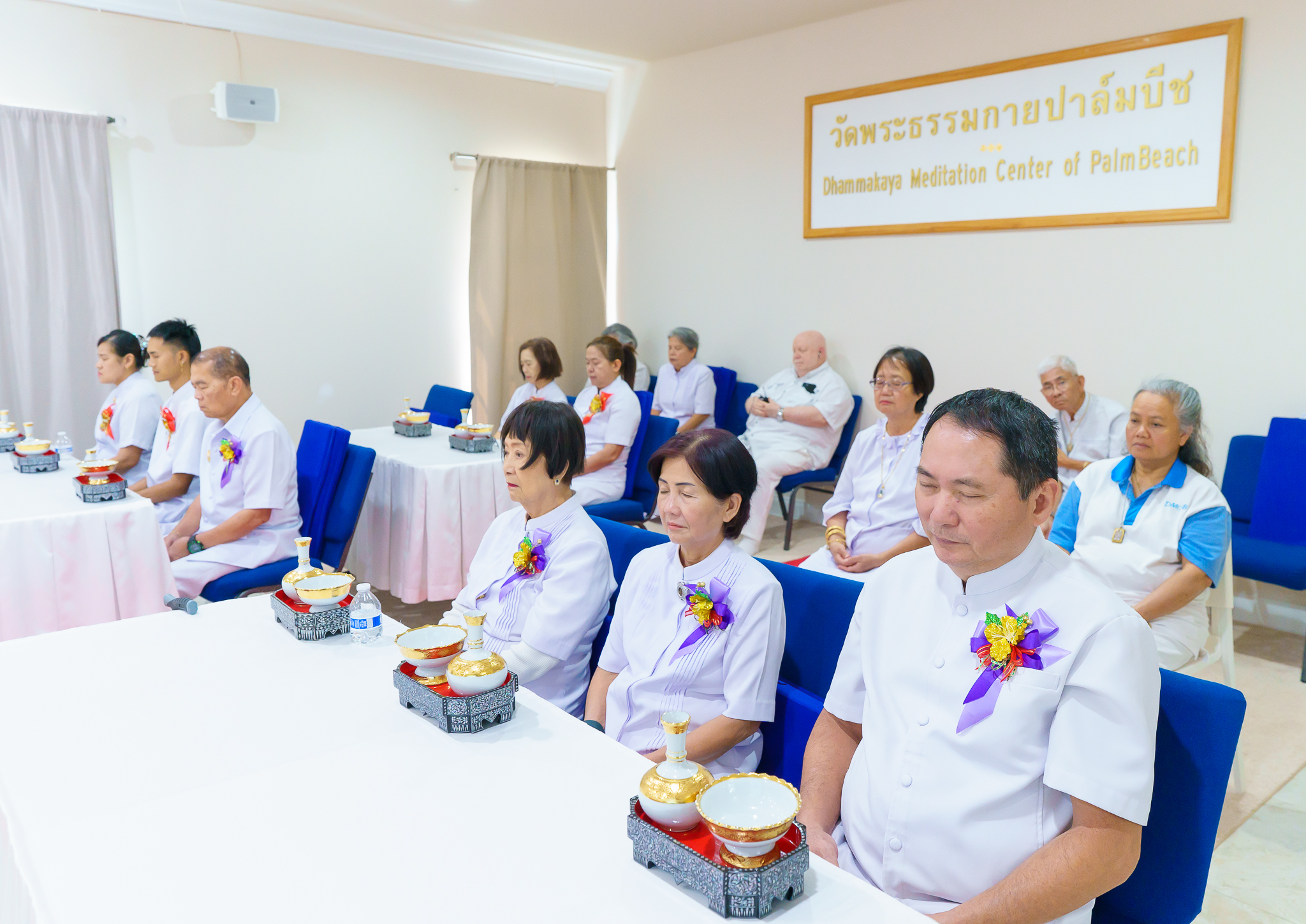 วัดพระธรรมกายปาล์มบีช จัดงานบุญวันอาทิตย์