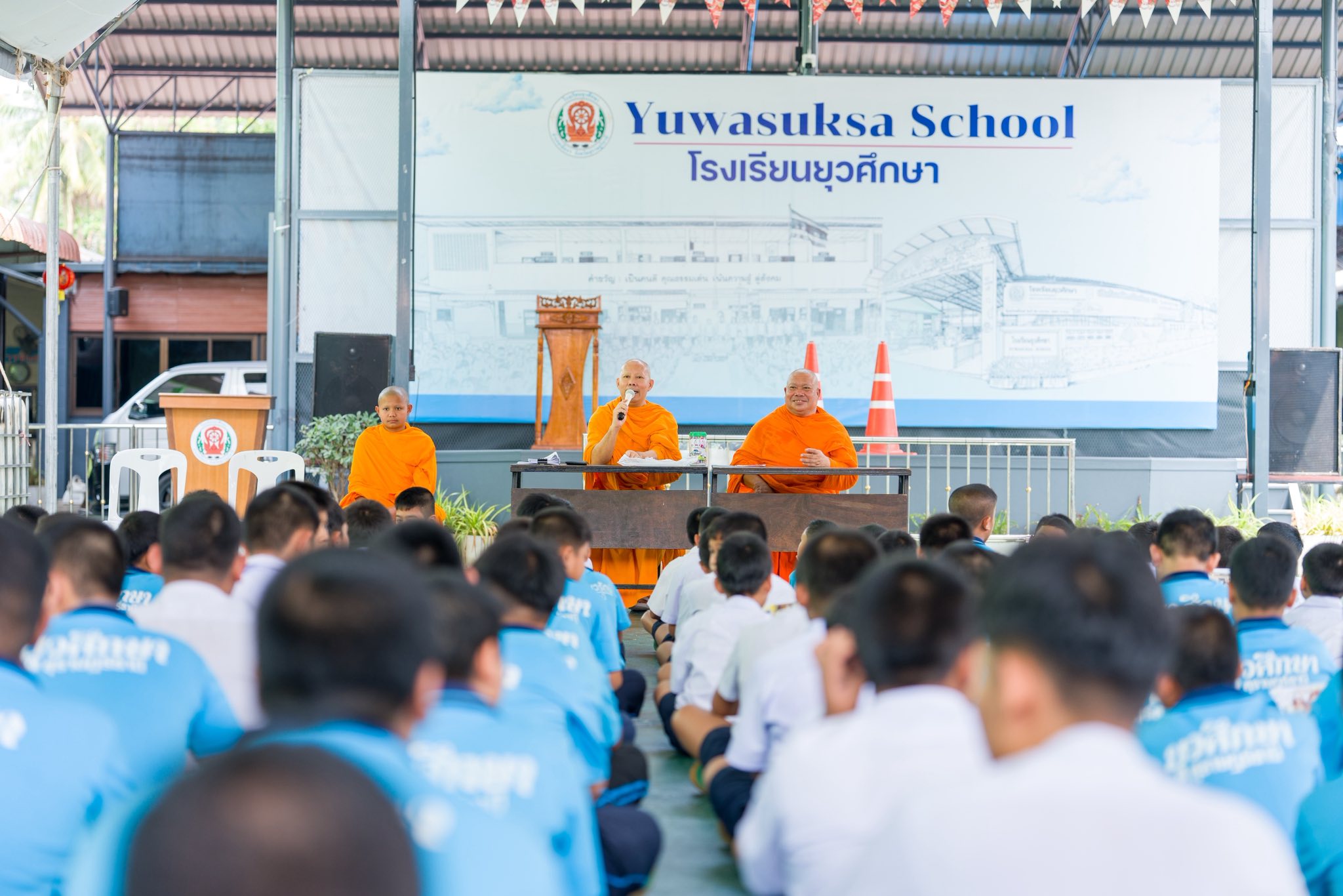 บรรยากาศชวนบวชสามเณรภาคฤดูร้อน จังหวัดสุราษฎร์ธานี
