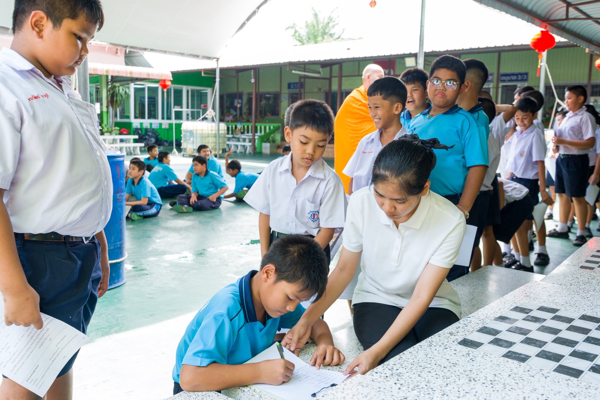 บรรยากาศชวนบวชสามเณรภาคฤดูร้อน จังหวัดสุราษฎร์ธานี