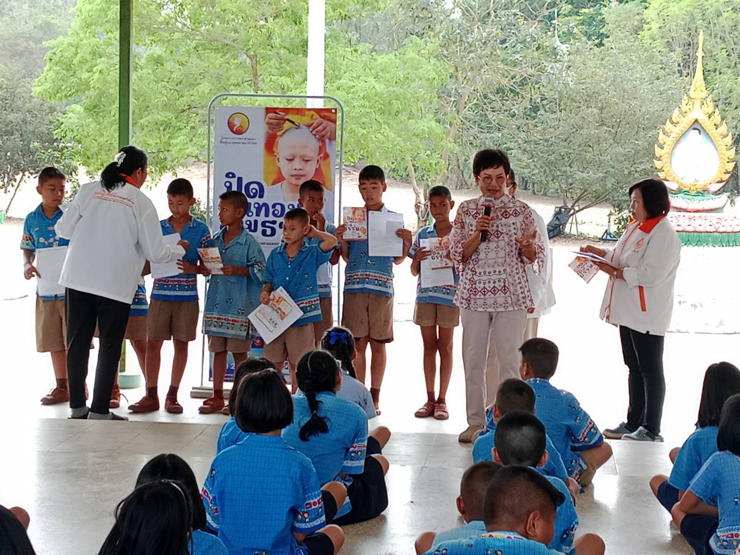 บรรยากาศชวนบวชสามเณรภาคฤดูร้อน จังหวัดฉะเชิงเทรา