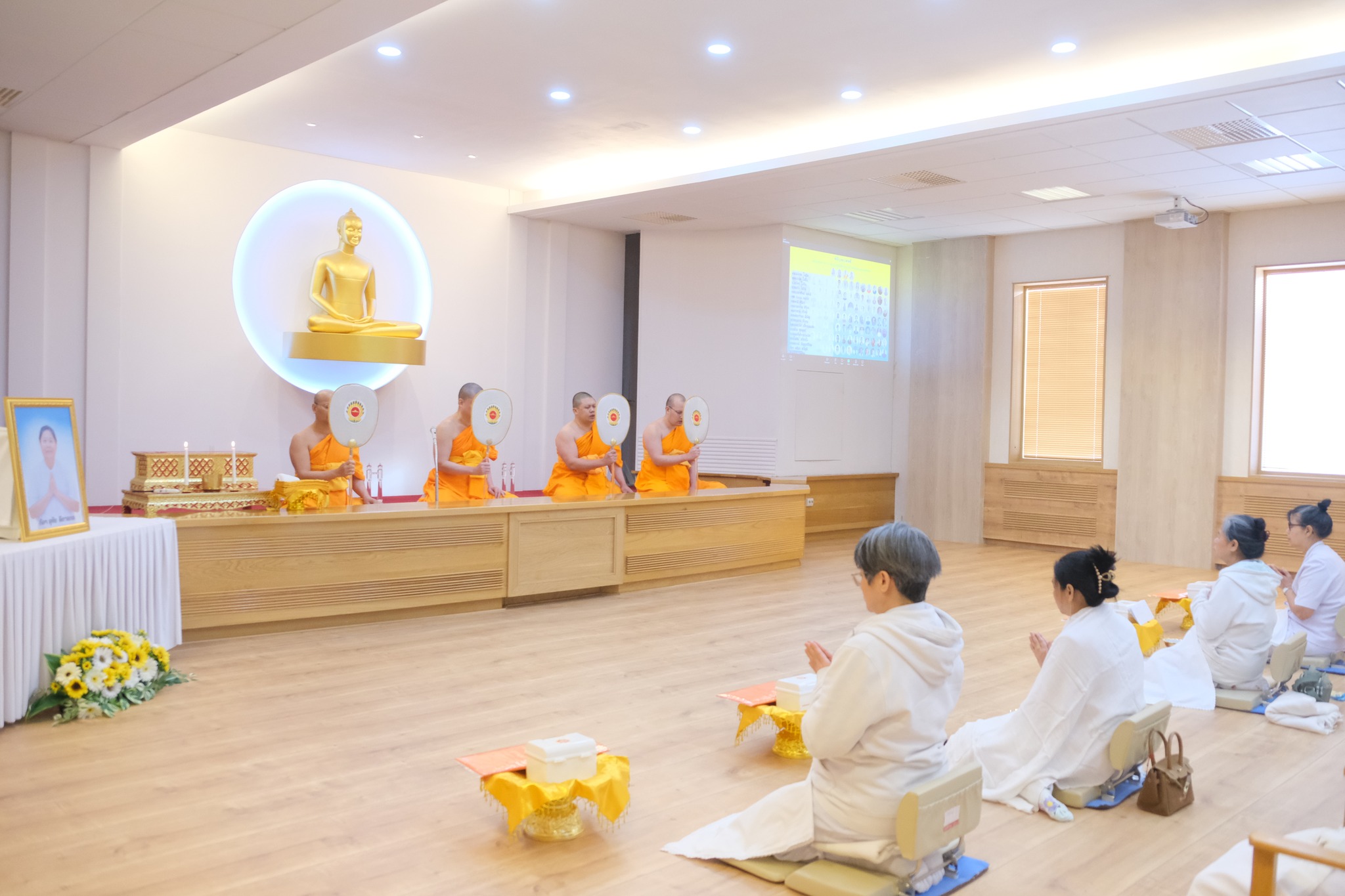 วัดพระธรรมกายบูโรส จัดงานบุญพิธีบุพเปตพลี