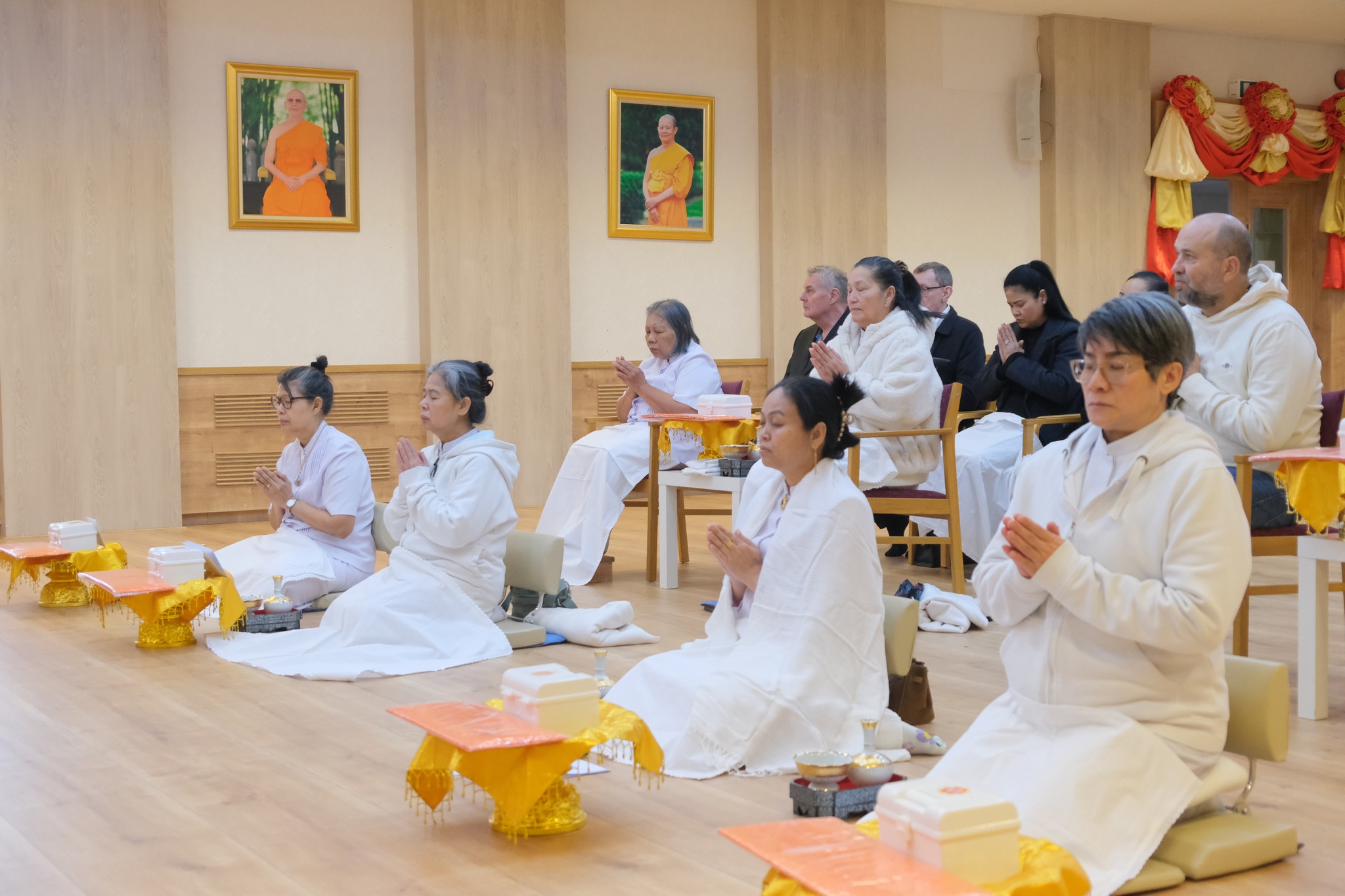 วัดพระธรรมกายบูโรส จัดงานบุญพิธีบุพเปตพลี