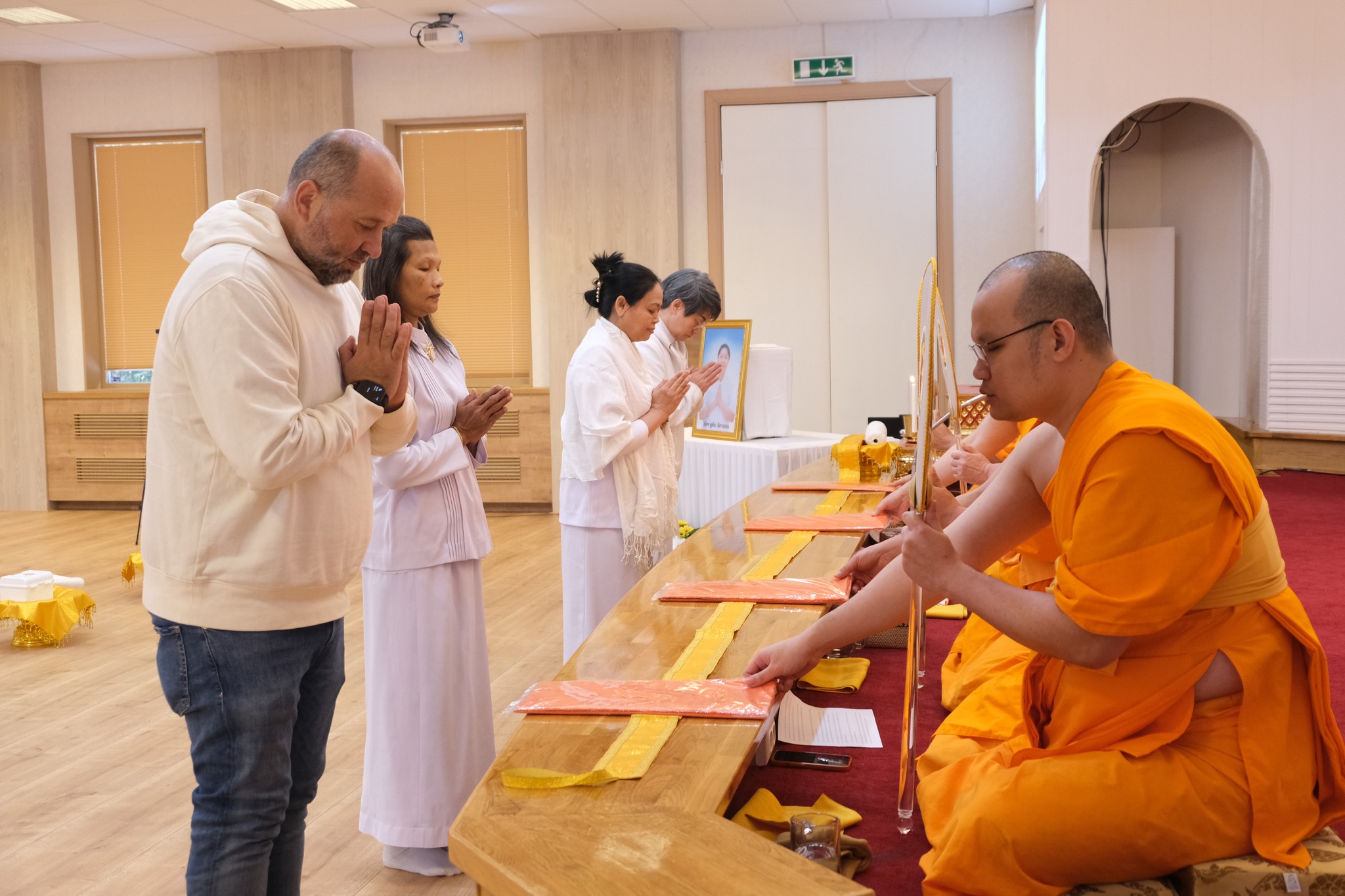 วัดพระธรรมกายบูโรส จัดงานบุญพิธีบุพเปตพลี
