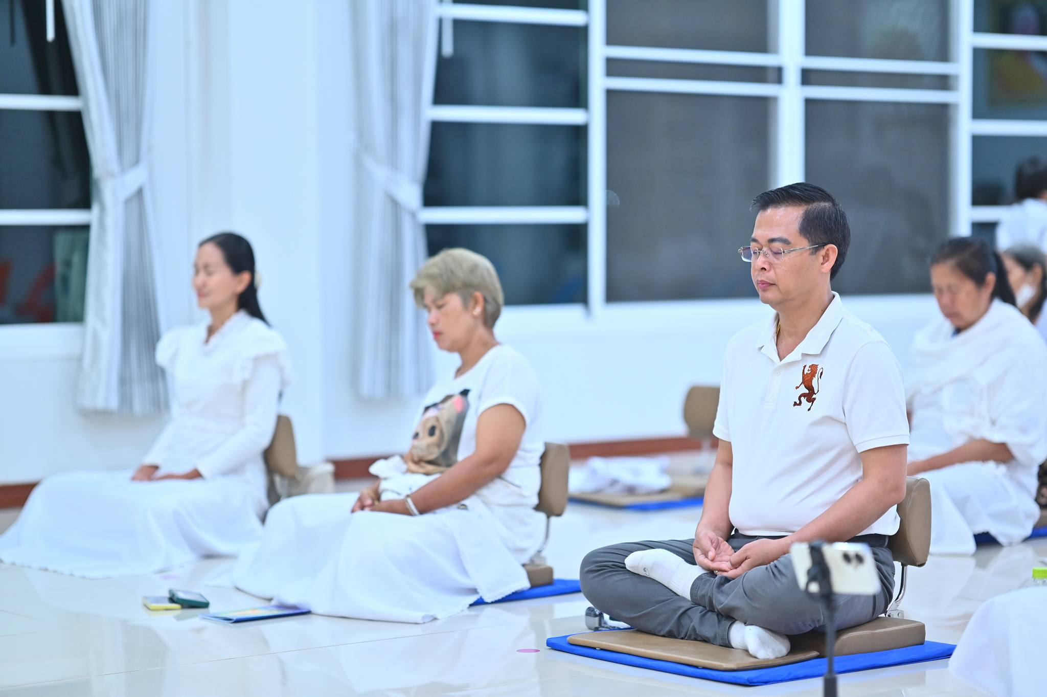 ศูนย์ปฏิบัติธรรมพนมสารคาม จัดปฏิบัติธรรมประจำสัปดาห์