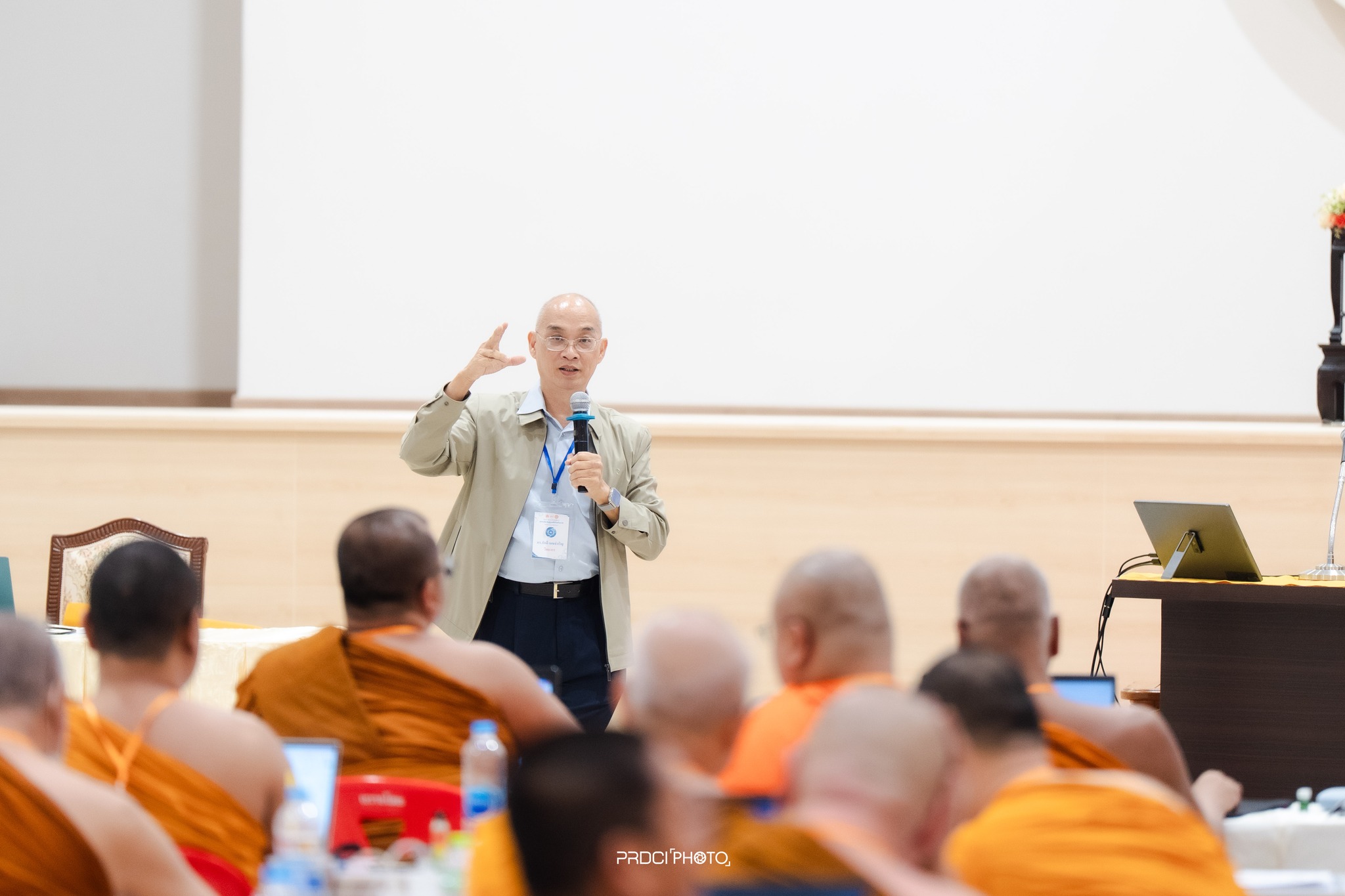 พิธีเปิดโครงการอบรมเชิงปฏิบัติการ ยกระดับวัด สู่ยุคดิจิทัล ด้วย AI ย่อโลกเทคโนโลยีมาใช้ในงานวัด