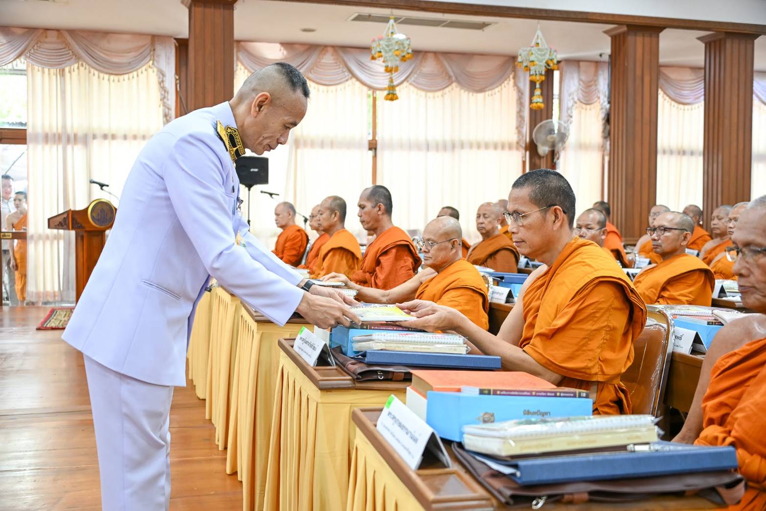 พิธีเปิดการฝึกซ้อมอบรมและสอบความรู้พระอุปัชฌาย์ รุ่นที่ 59 ประจำปี 2569
