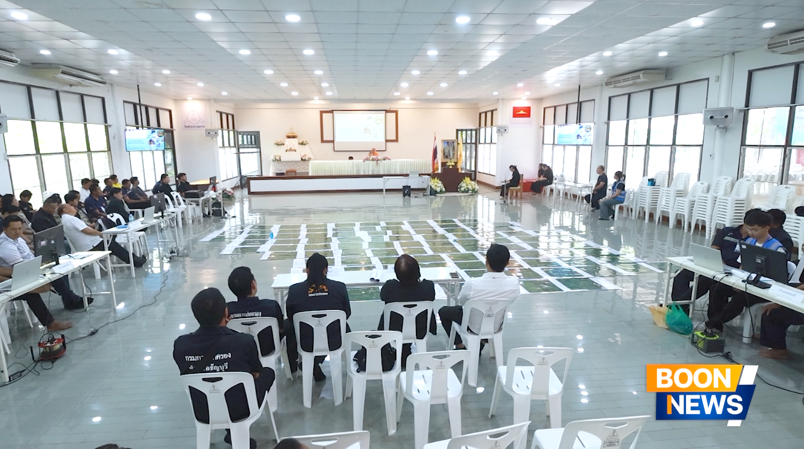 ประชุมกรมโยธาธิการและผังเมือง ณ อาคารปลูกศรัทธา 1 วัดพระธรรมกาย