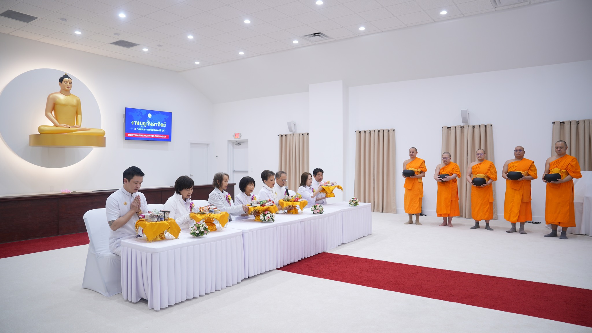 วัดพระธรรมกายเทนเนสซี จัดงานบุญวันอาทิตย์