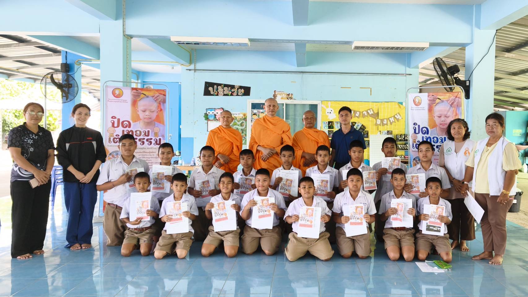 บรรยากาศชวนบวชสามเณรภาคฤดูร้อน จังหวัดจันทบุรี