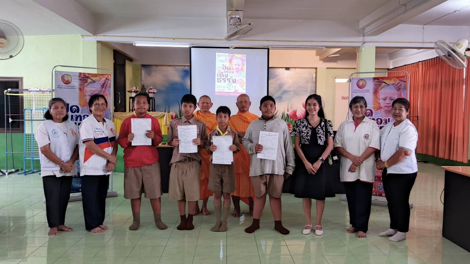 บรรยากาศชวนบวชสามเณรภาคฤดูร้อน จังหวัดจันทบุรี