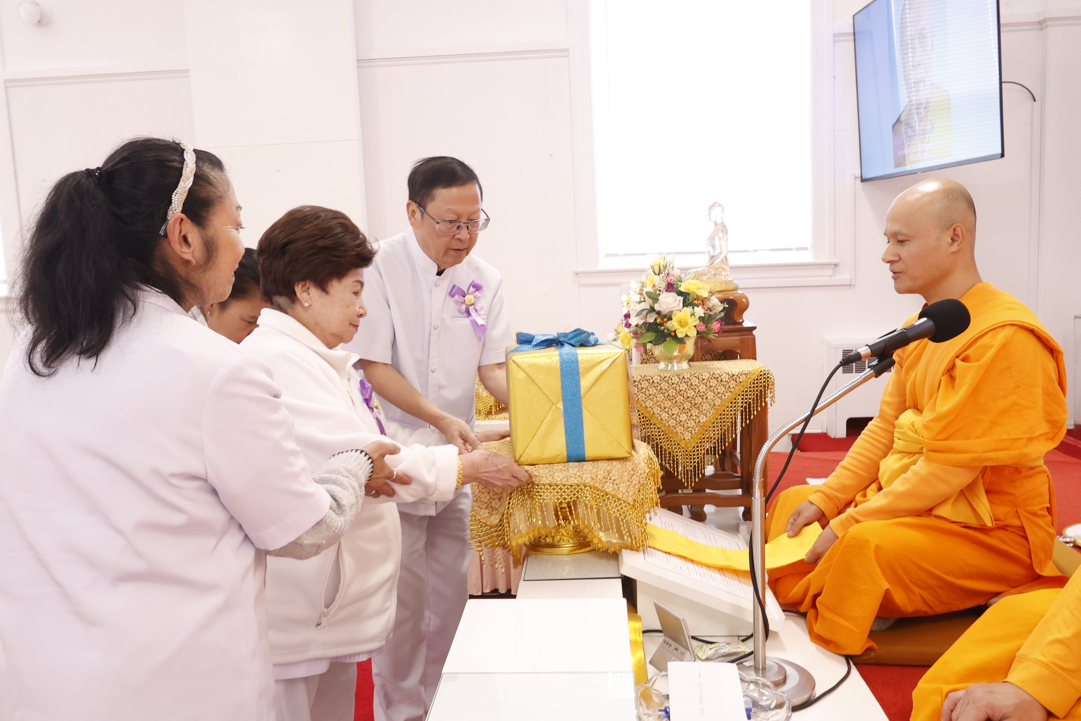 วัดพระธรรมกายบอสตัน จัดงานบุญวันอาทิตย์