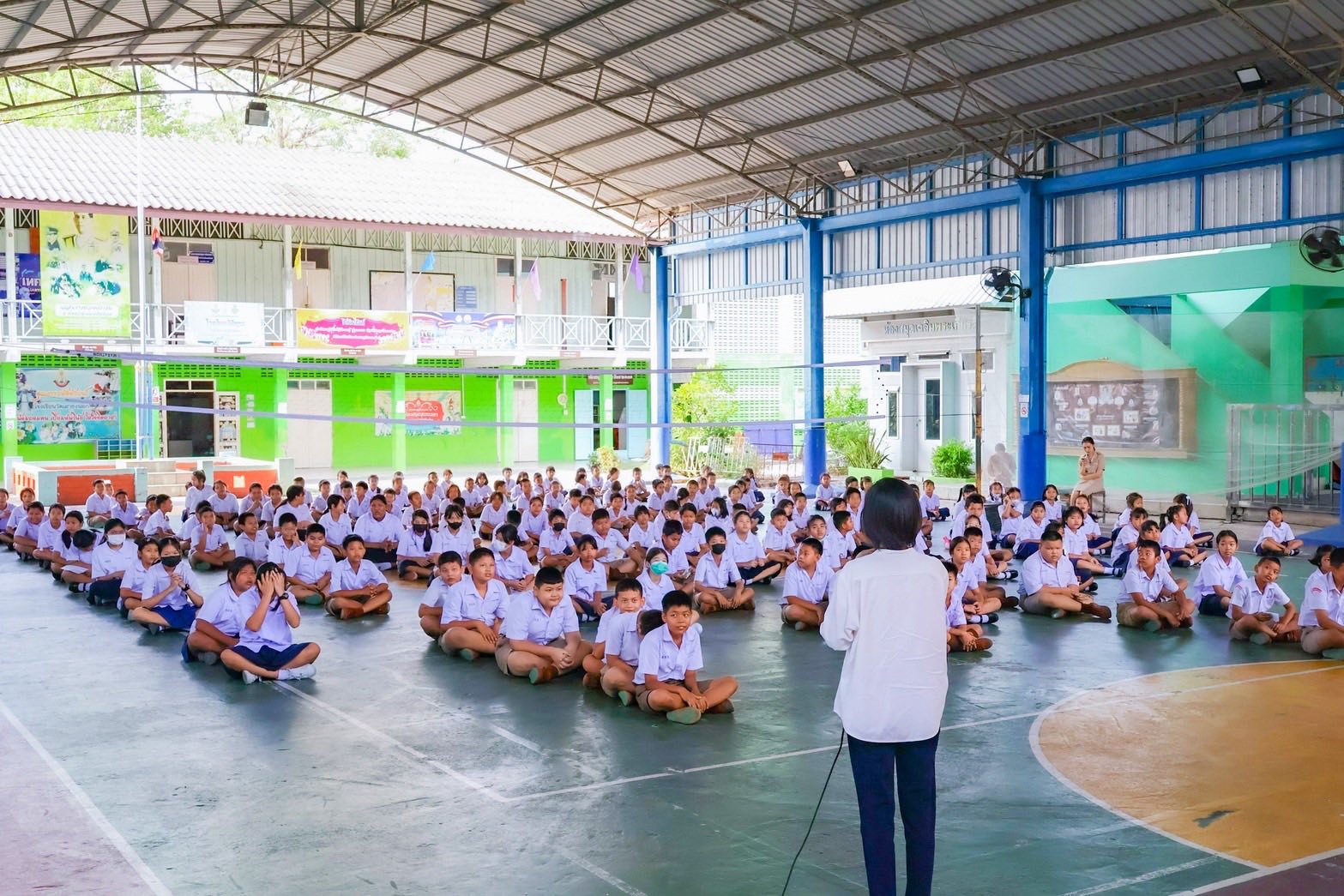 บรรยากาศชวนบวชสามเณรภาคฤดูร้อน จังหวัดสมุทรปราการ