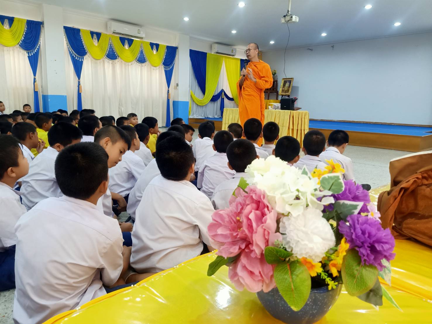 บรรยากาศชวนบวชสามเณรภาคฤดูร้อน จังหวัดระนอง