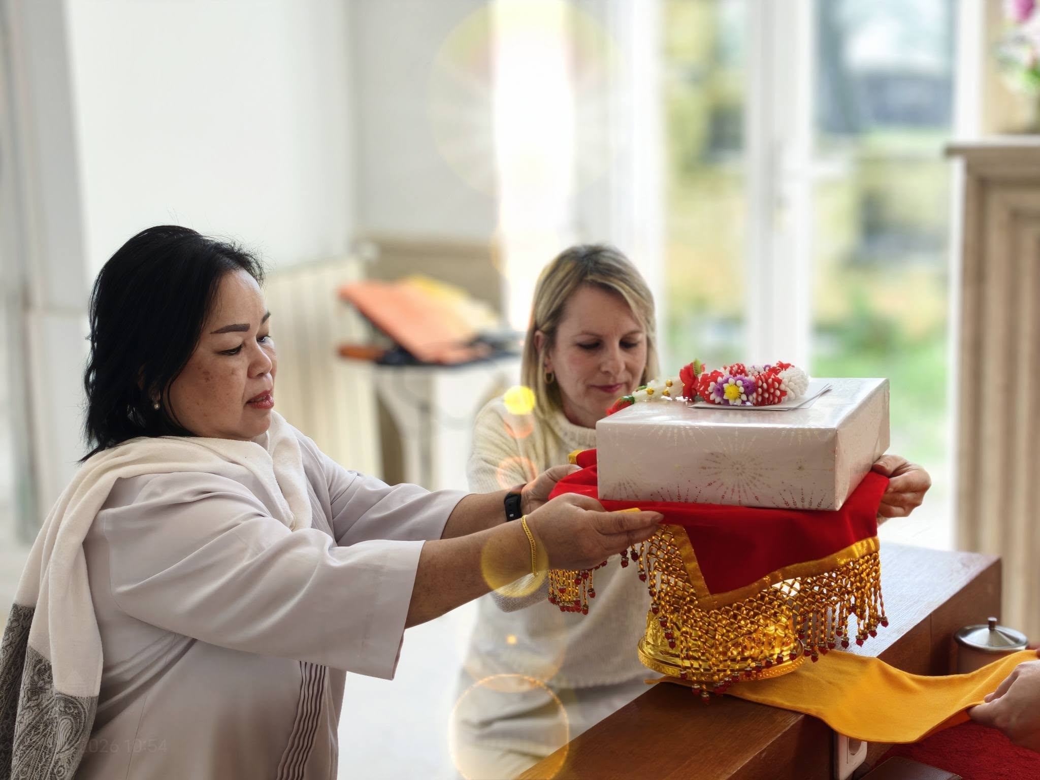 วัดพระธรรมกายบอร์คโด จัดกิจกรรมงานบุญวันอาทิตย์