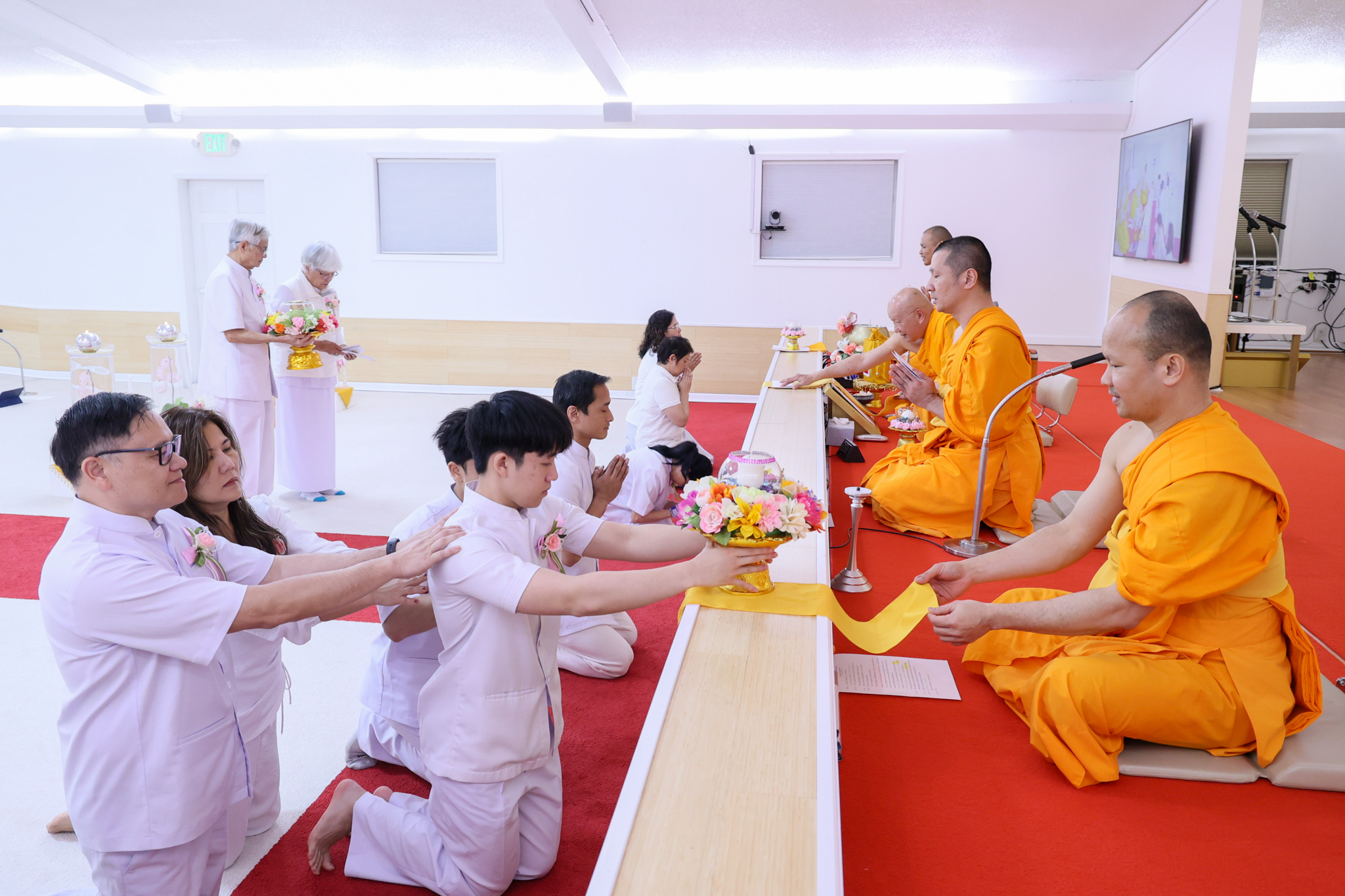 วัดพระธรรมกายจอร์เจีย จัดงานบุญบูชาข้าวพระ