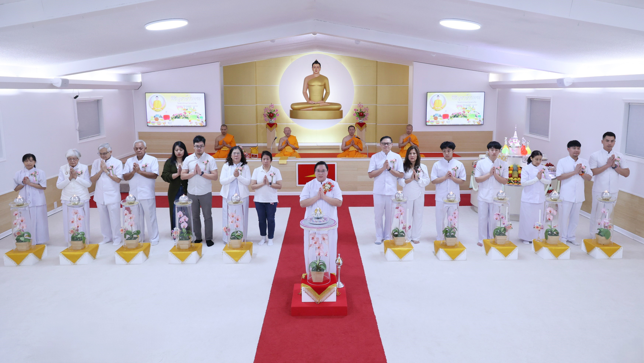 วัดพระธรรมกายจอร์เจีย จัดงานบุญบูชาข้าวพระ