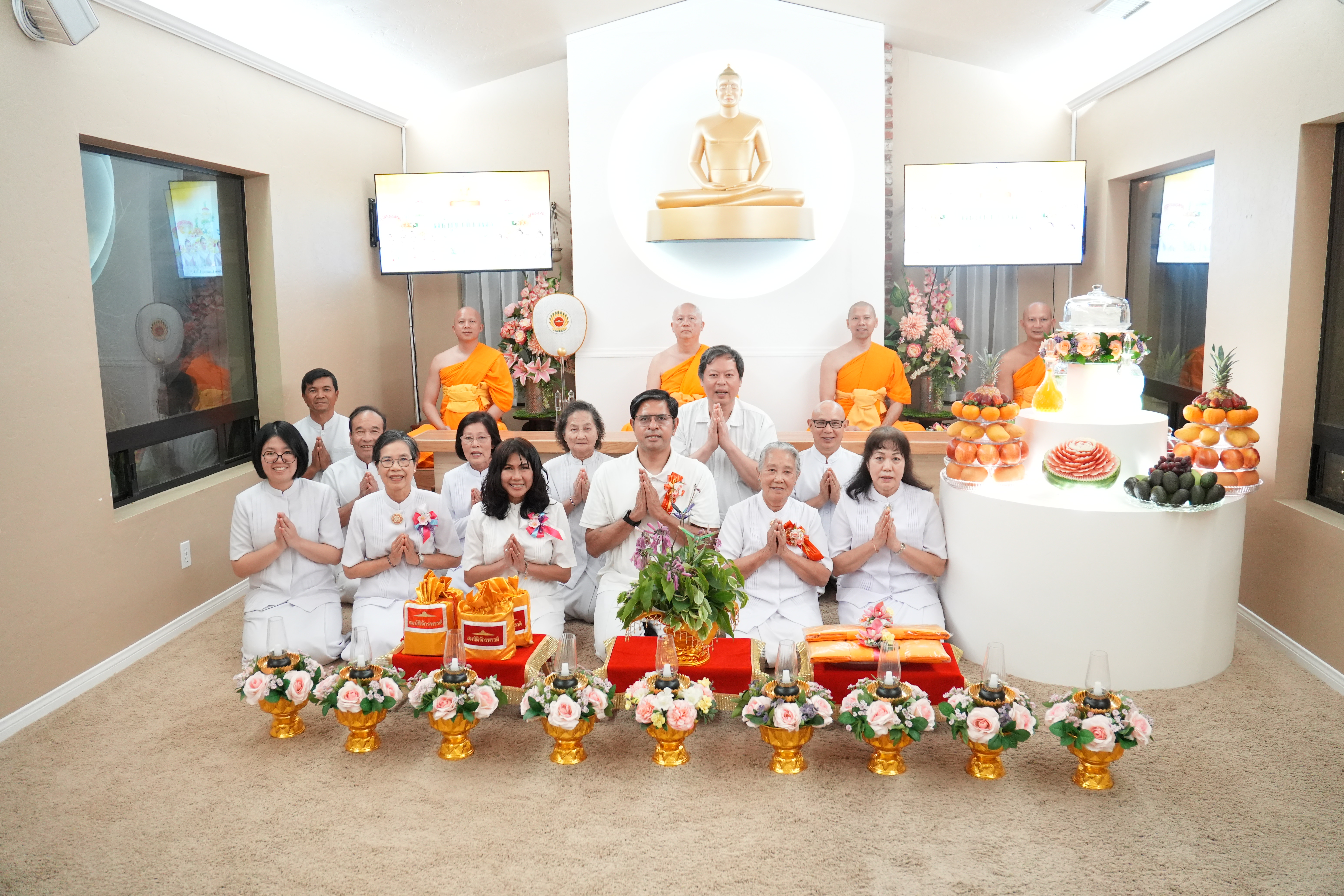 วัดภาวนาซานดิเอโก จัดงานบุญบูชาข้าวพระ