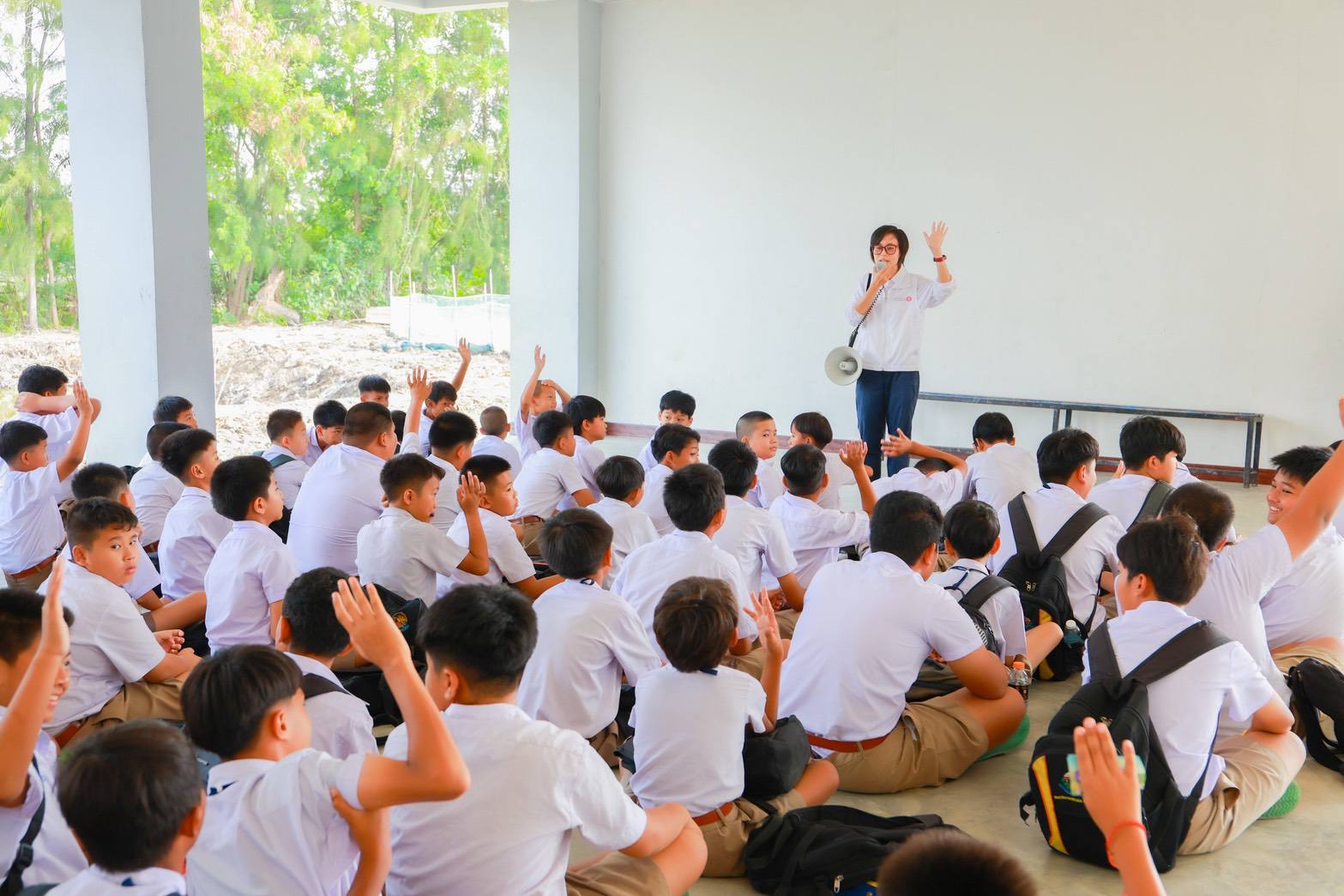 บรรยากาศชวนบวชสามเณรภาคฤดูร้อน จังหวัดสมุทรปราการ