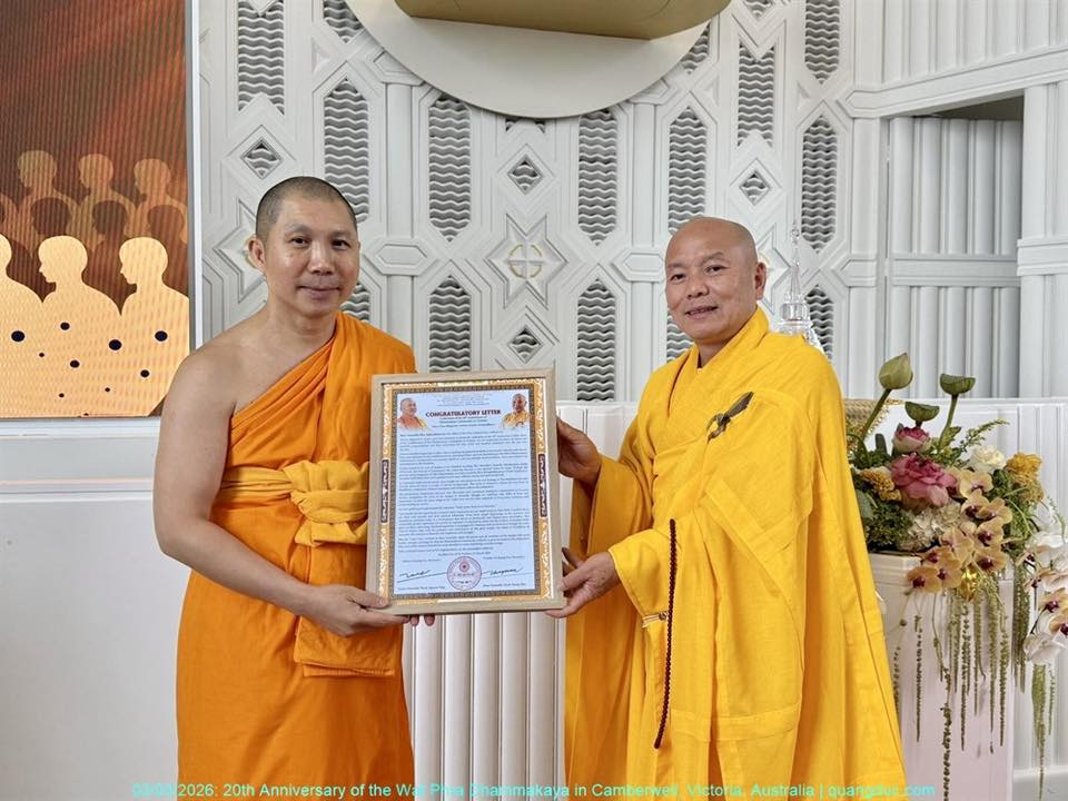วัดพระธรรมกายเมลเบิร์น จัดมาฆบูชานานาชาติ ครั้งแรกในออสเตรเลีย