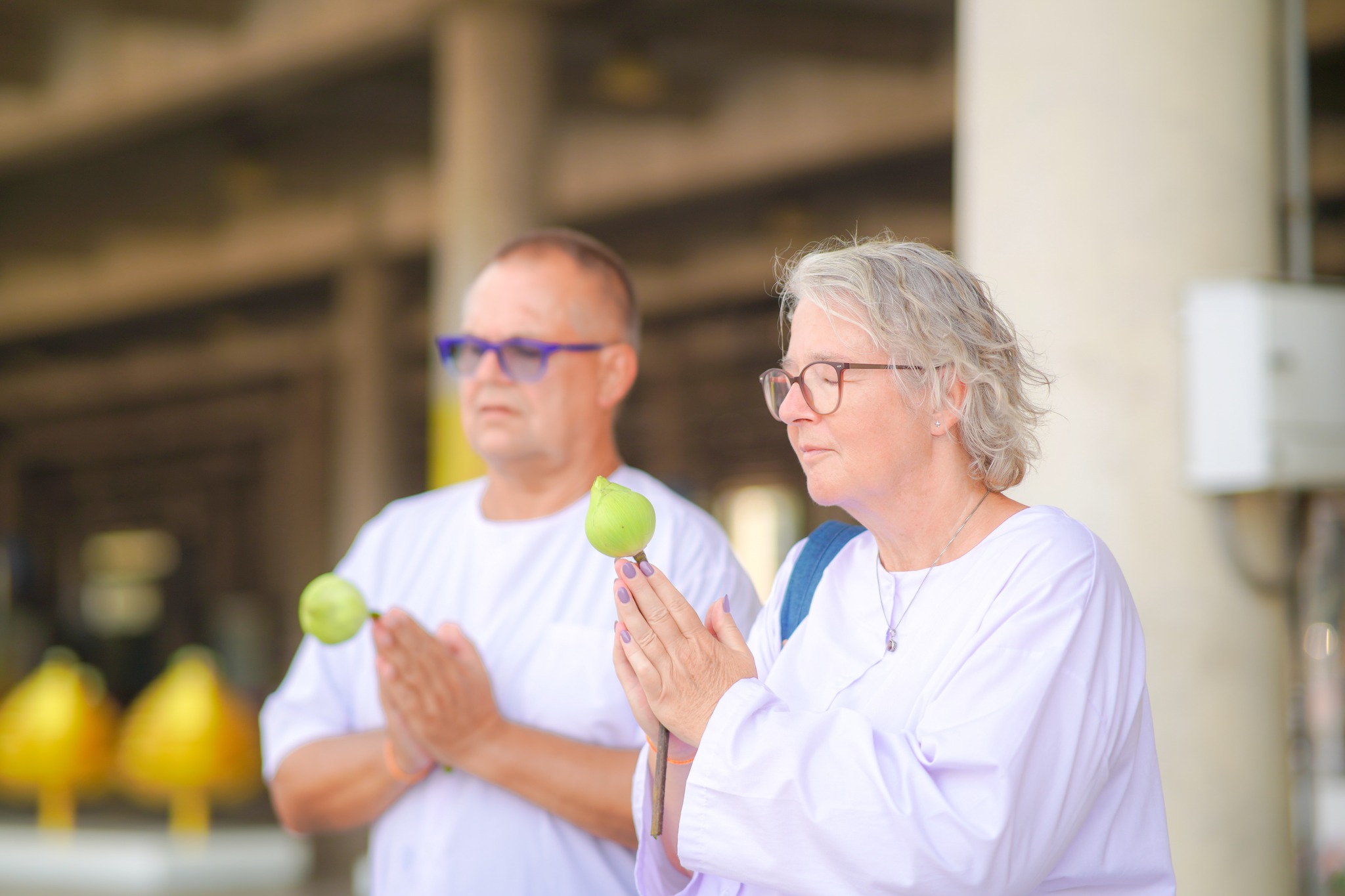ชาวเยอรมัน เดินทางมาเยี่ยมชมวัดพระธรรมกาย