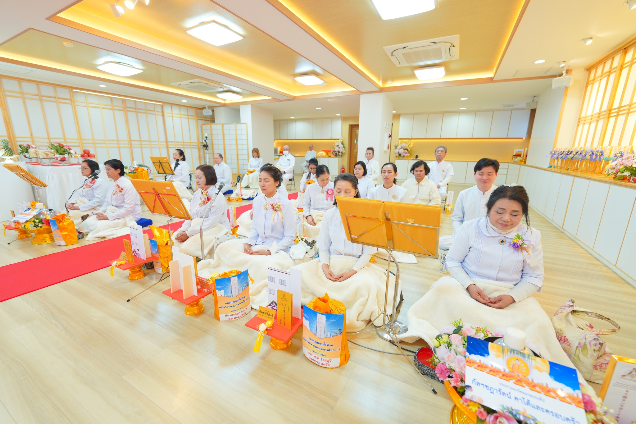 วัดพระธรรมกายโอซาก้า จัดงานบุญบูชาข้าวพระ