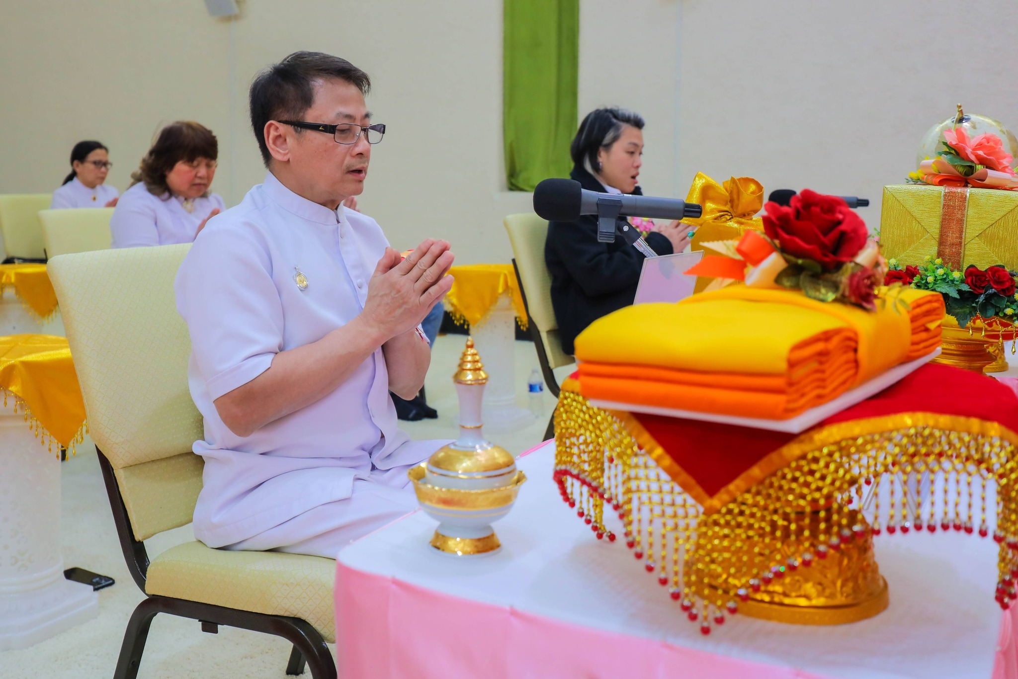 วัดพระธรรมกายแคนซัส จัดงานบุญบูชาข้าวพระ