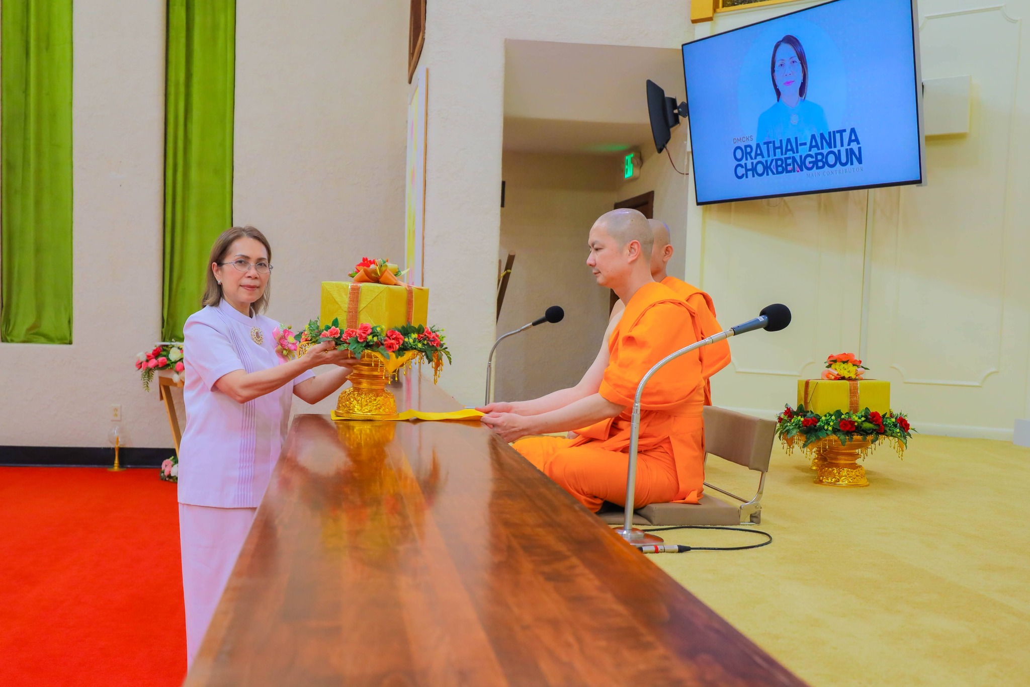 วัดพระธรรมกายแคนซัส จัดงานบุญบูชาข้าวพระ