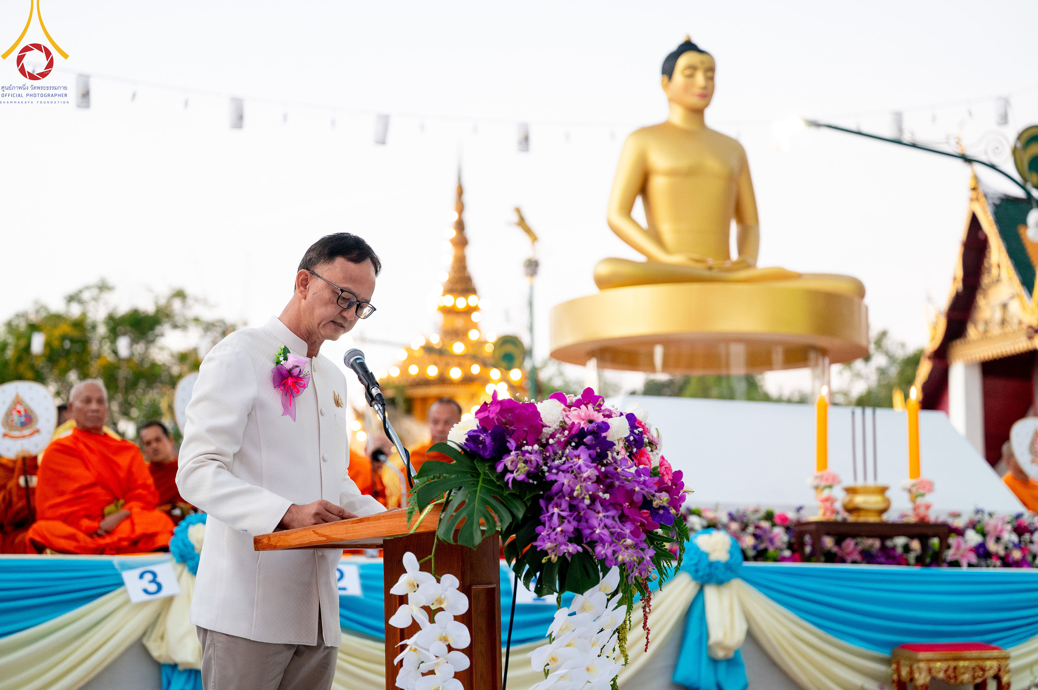 พิธีตักบาตรมหากุศลพระสงฆ์ 11,250 รูป เฉลิมฉลอง 1,250 ปี ศรีธรรมราชเจดีย์สู่มรดกโลก