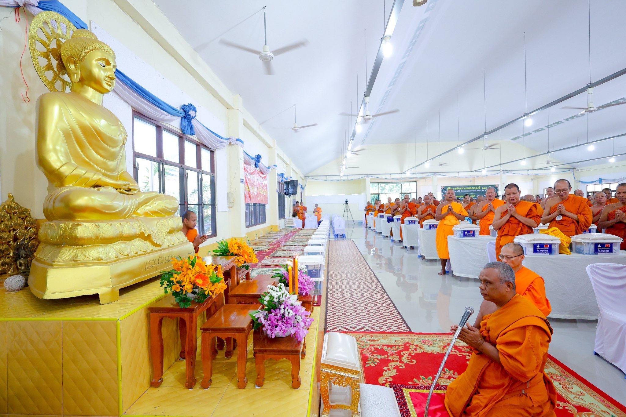 วัดพระธรรมกาย จัดถวายมหาสังฆทาน 323 วัด 4 จังหวัดชายแดนภาคใต้ ปีที่ 22 ครั้งที่ 182