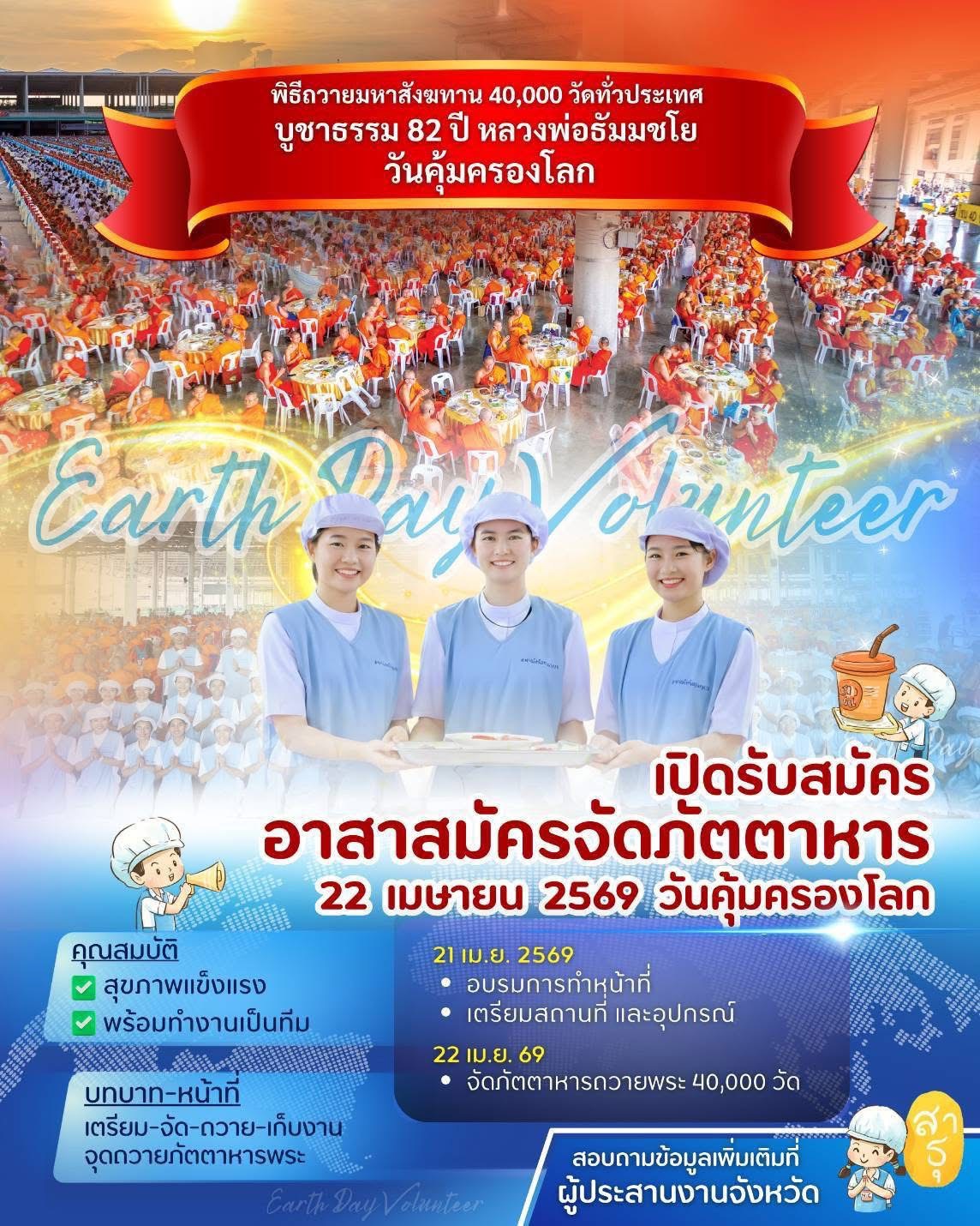 อาสาสมัครจัดภัตตาหาร (บุคคลทั่วไป)