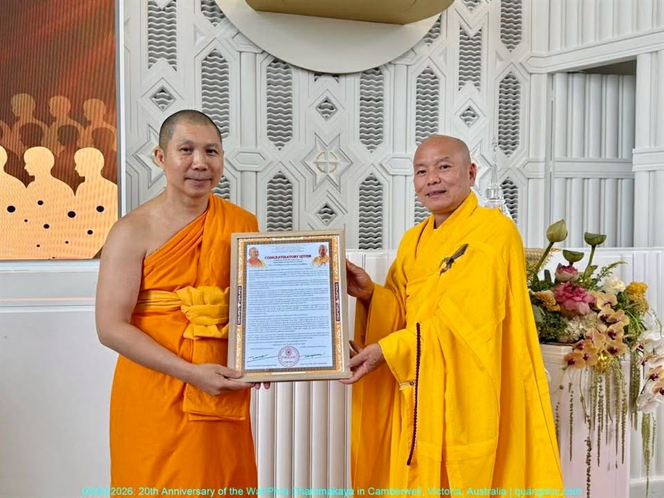 วัดพระธรรมกายเมลเบิร์น จัดงานมาฆบูชานานาชาติครั้งแรกในออสเตรเลีย