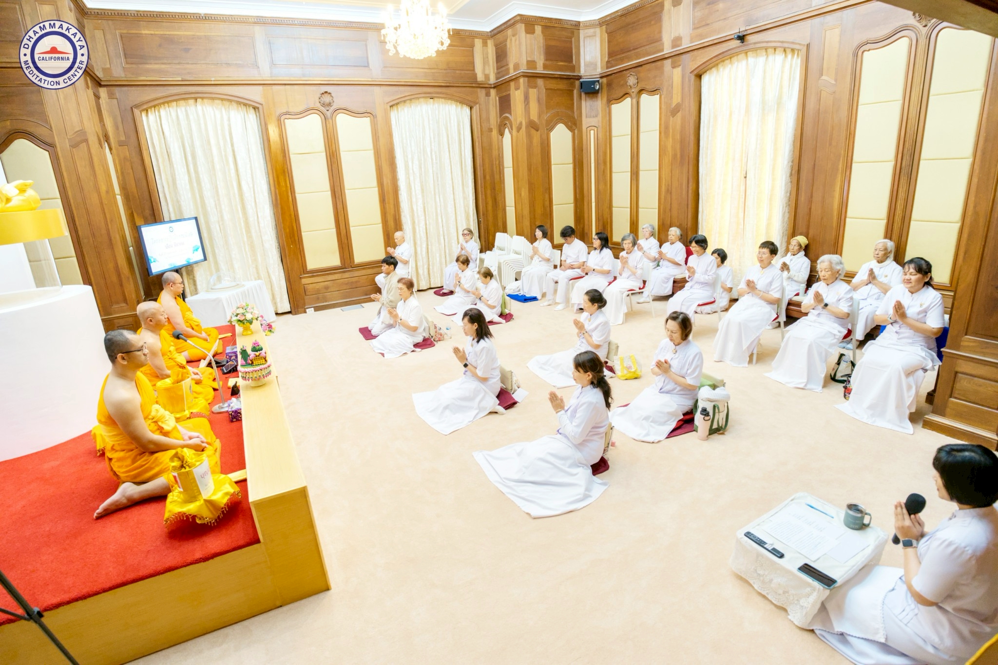 วัดพระธรรมกายแคลิฟอร์เนีย จัดปฏิบัติธรรมพิเศษ 3 วัน