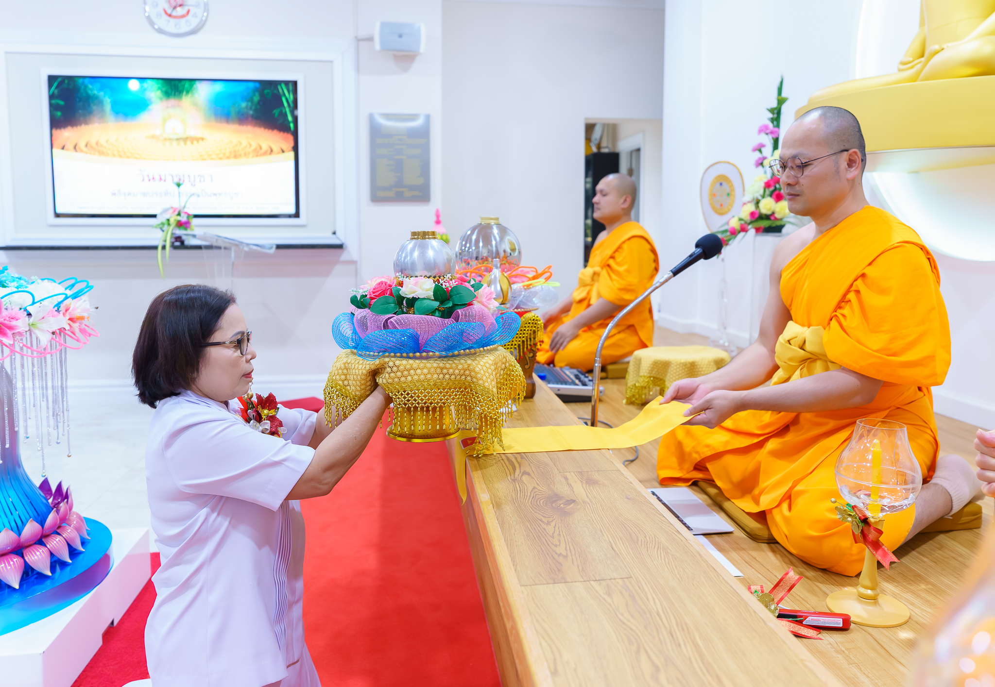 วัดพระธรรมกายปาล์มบีช จัดงานบุญเนื่องในวันมาฆบูชา
