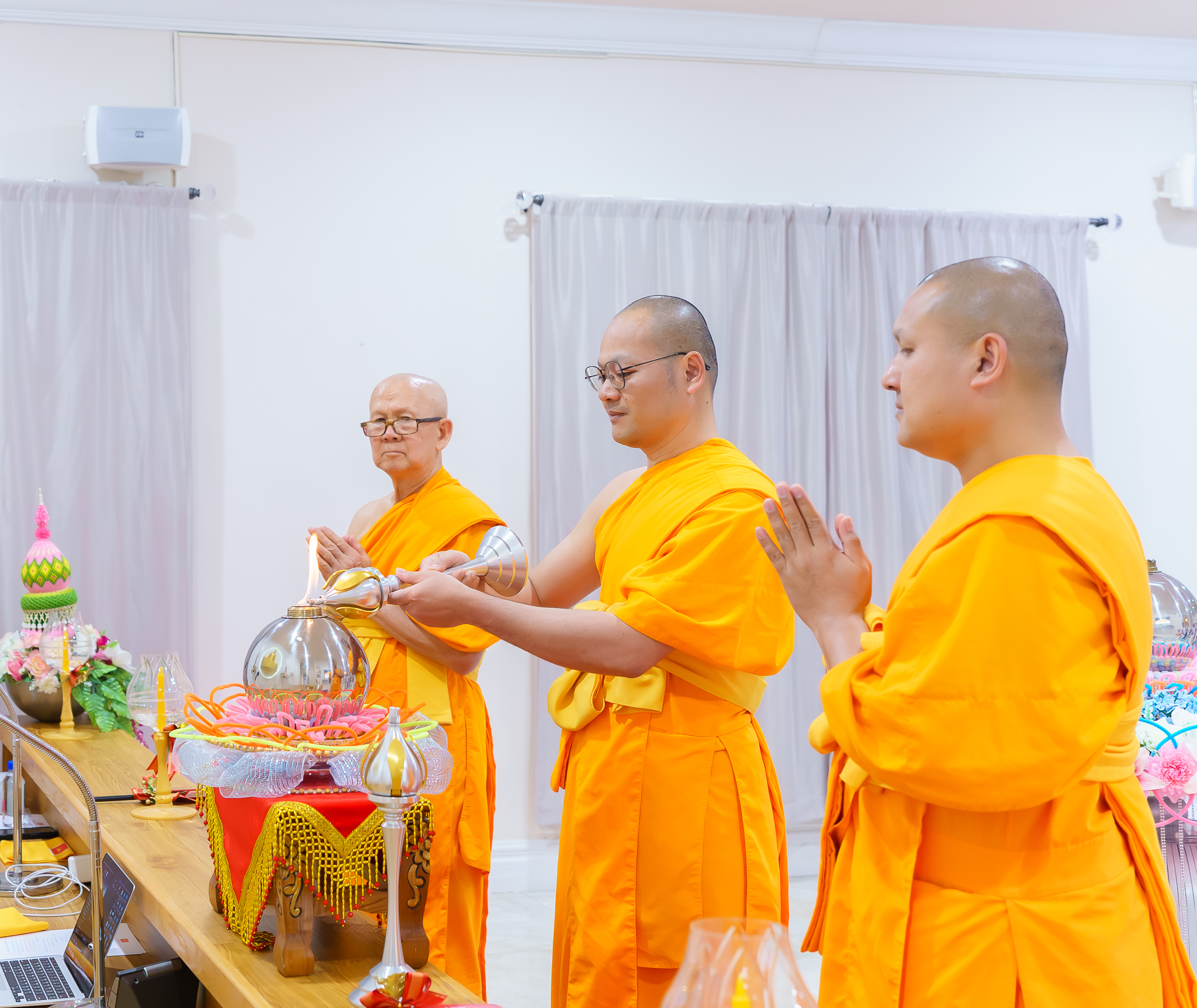 วัดพระธรรมกายปาล์มบีช จัดงานบุญเนื่องในวันมาฆบูชา