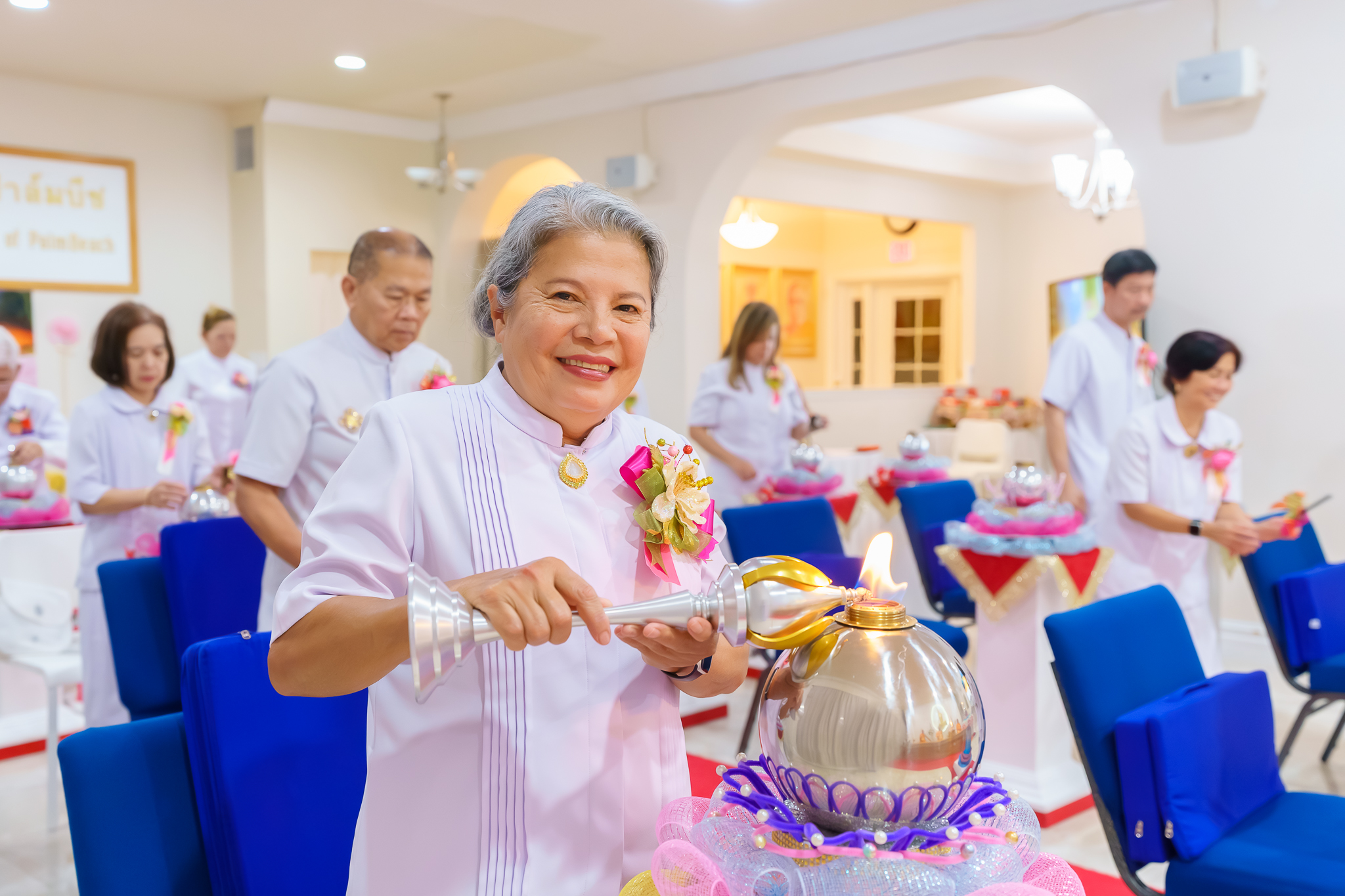 วัดพระธรรมกายปาล์มบีช จัดงานบุญเนื่องในวันมาฆบูชา