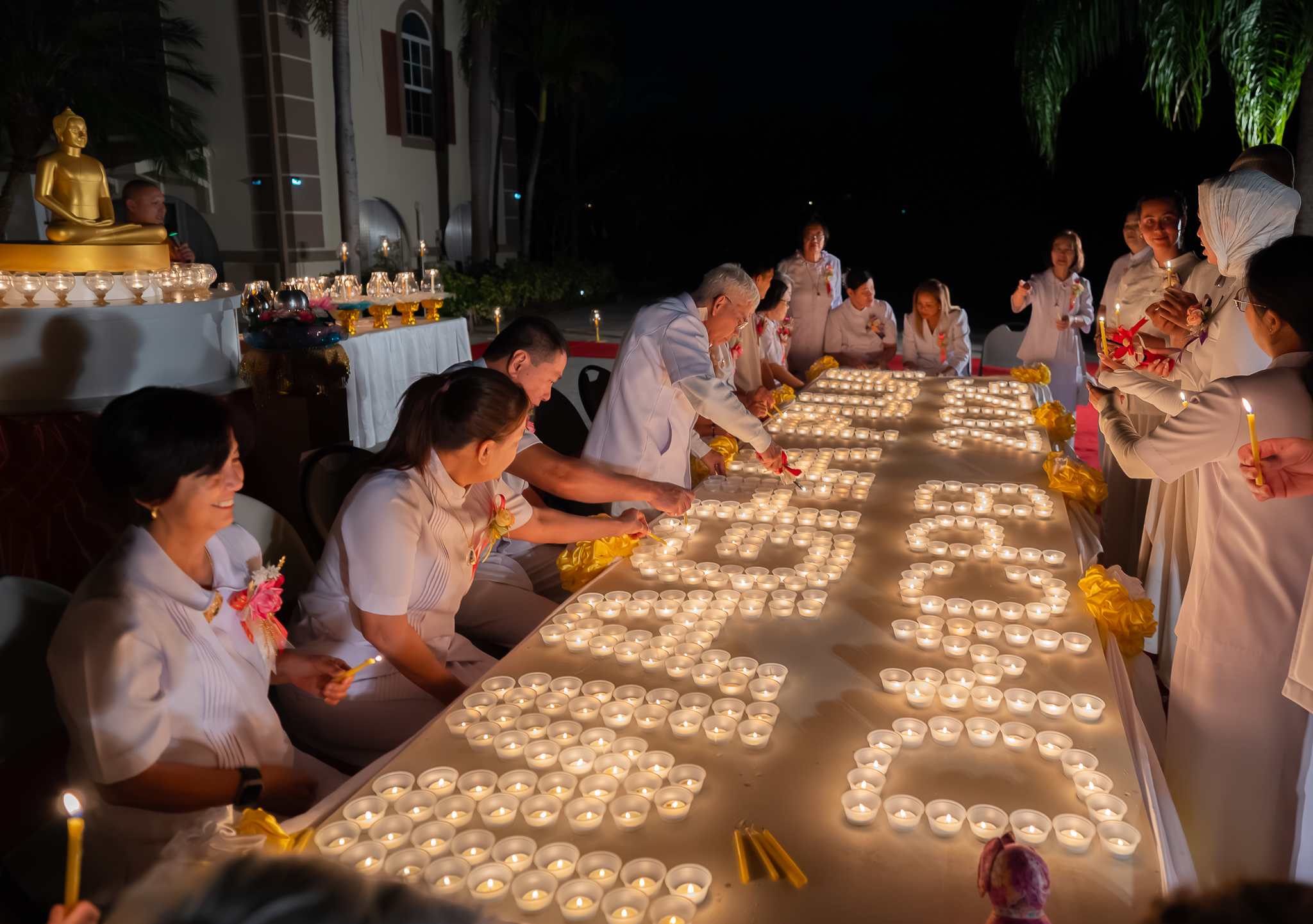 วัดพระธรรมกายปาล์มบีช จัดงานบุญเนื่องในวันมาฆบูชา